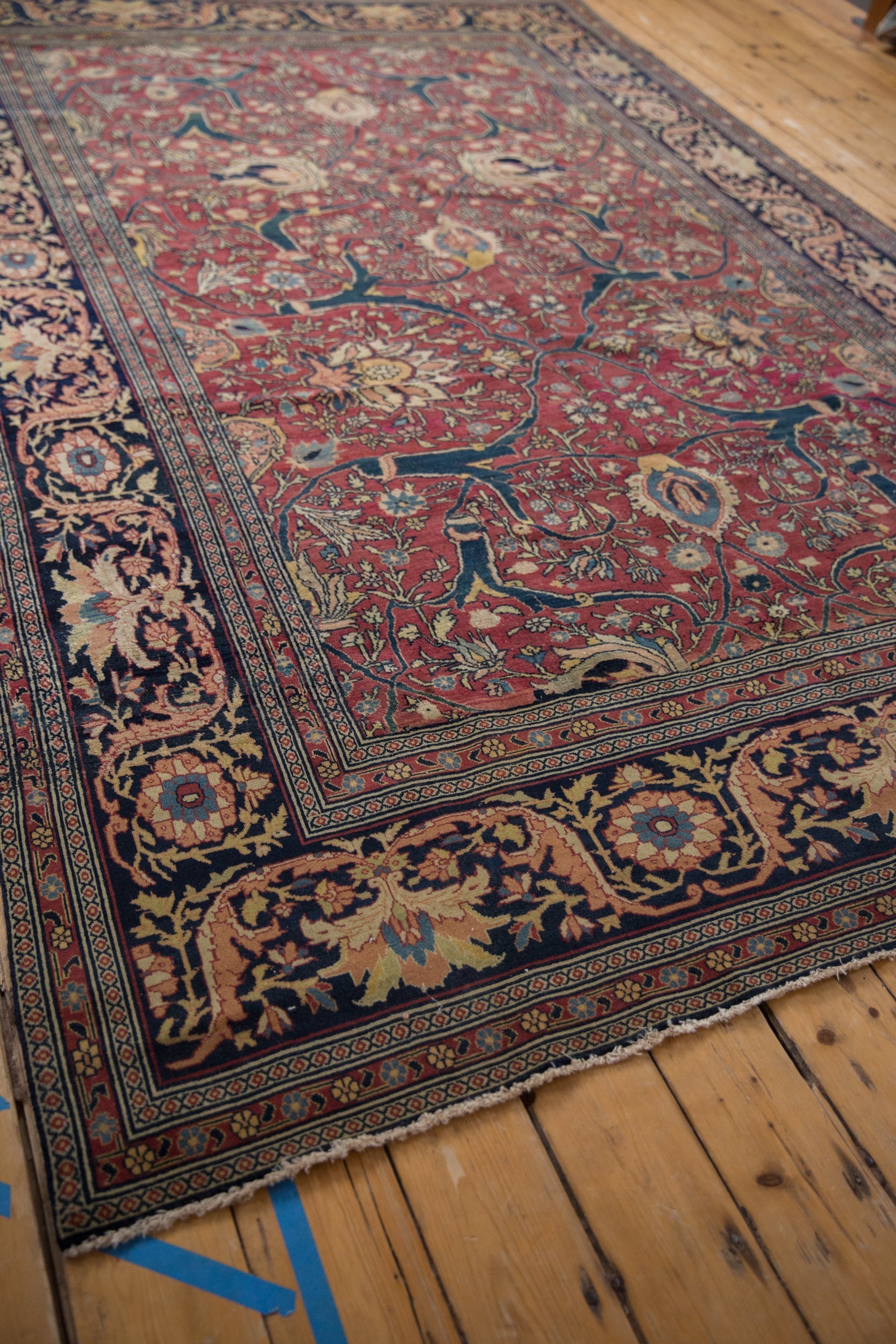 7x10.5 Antique Fine Tabriz Carpet by Old New House® - product image 9 for Resin Society