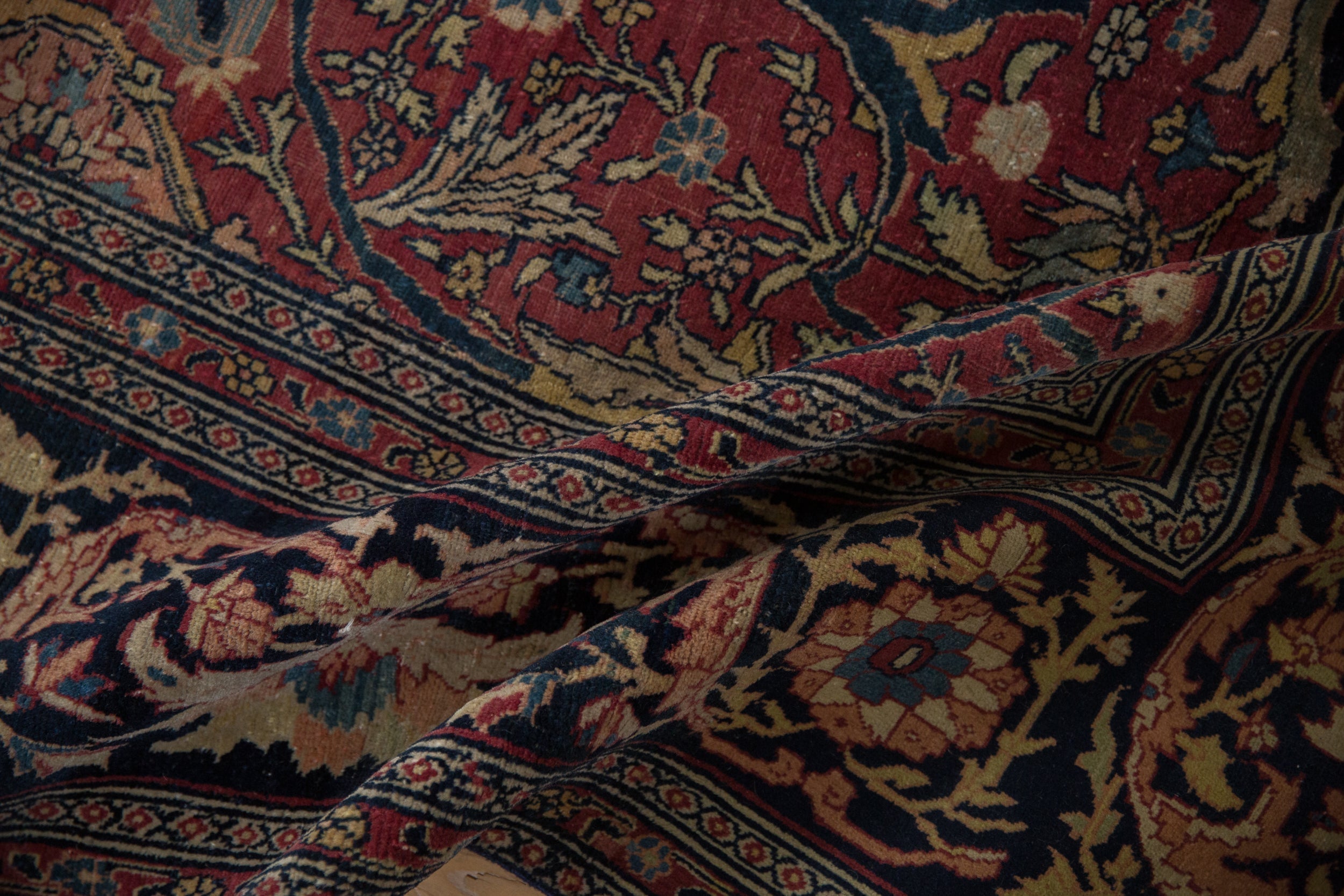 7x10.5 Antique Fine Tabriz Carpet by Old New House® - product image 11 for Resin Society