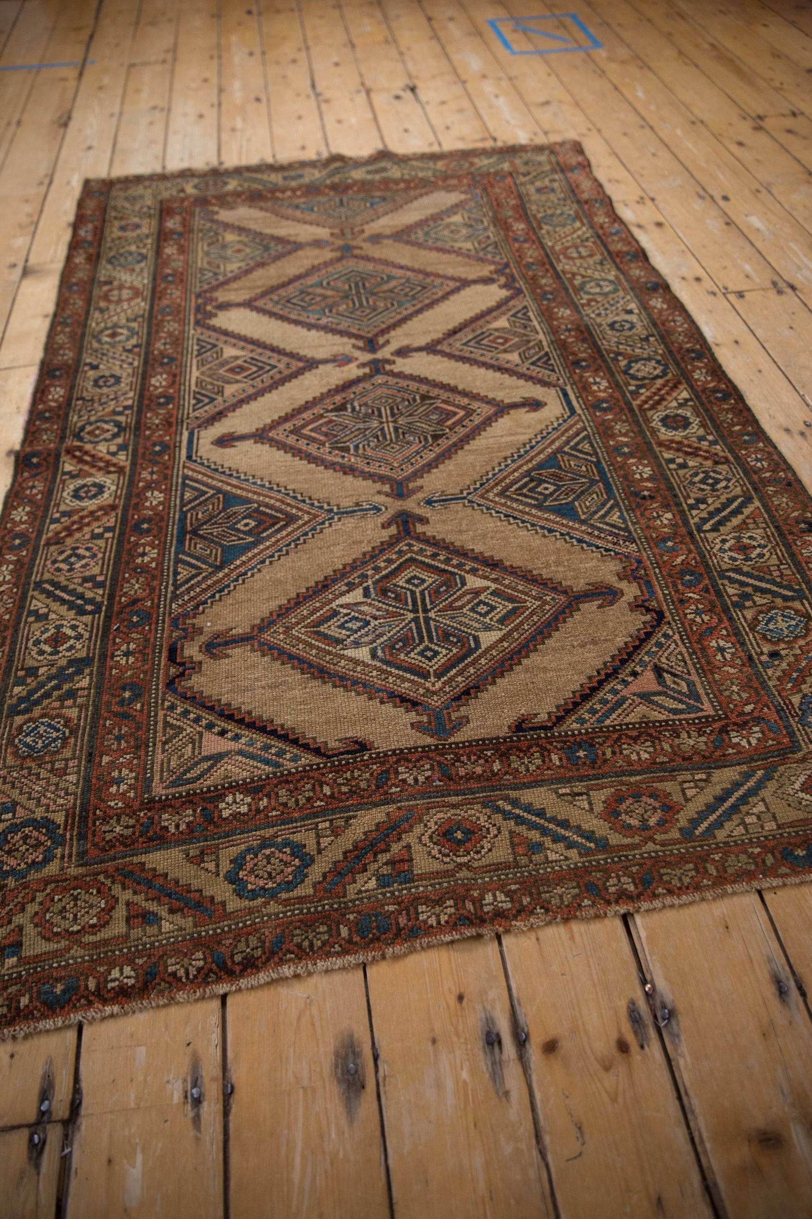 4x6.5 Antique Fine Kurd Rug by Old New House® - product image 7 for Resin Society