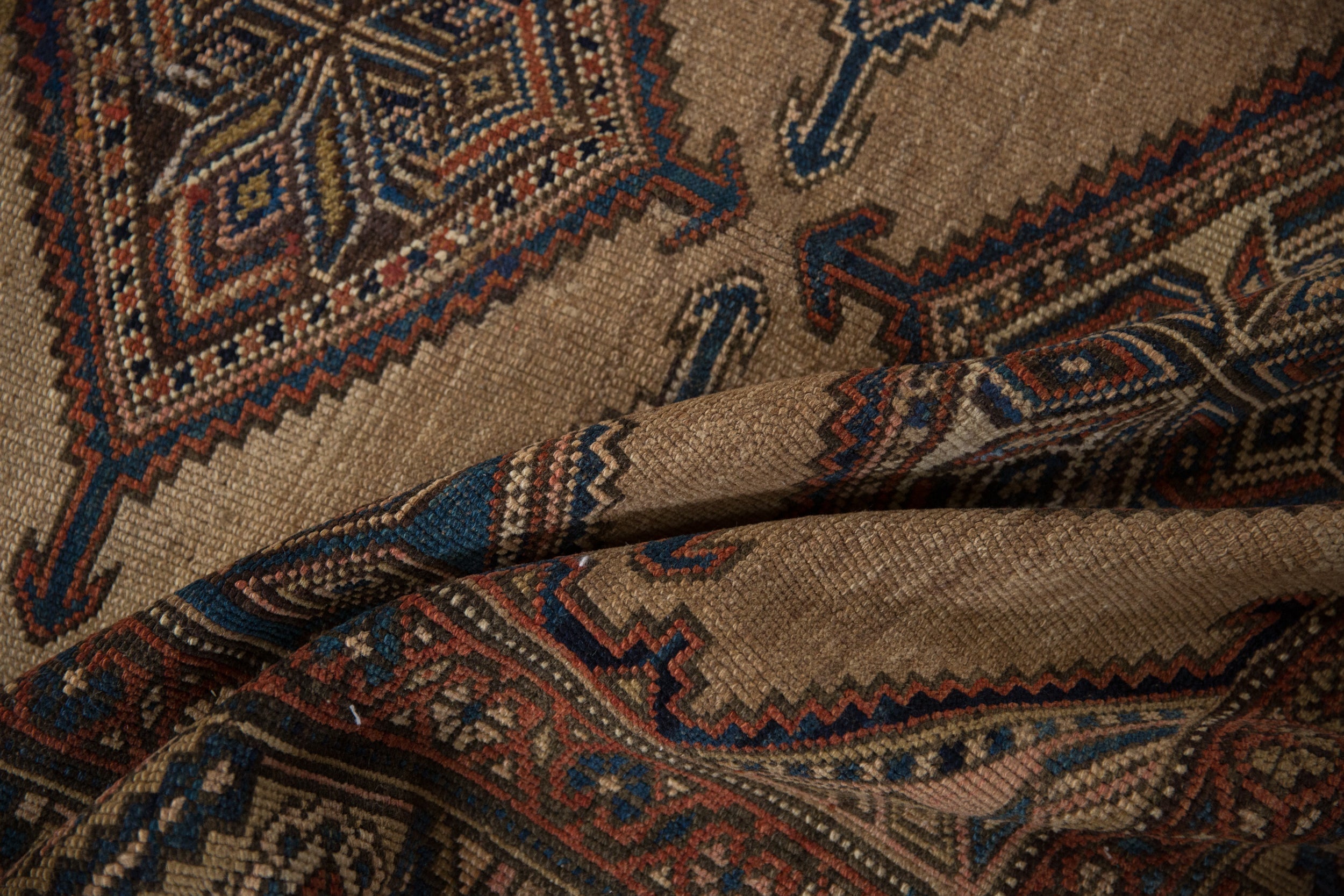4x6.5 Antique Fine Kurd Rug by Old New House® - product image 8 for Resin Society
