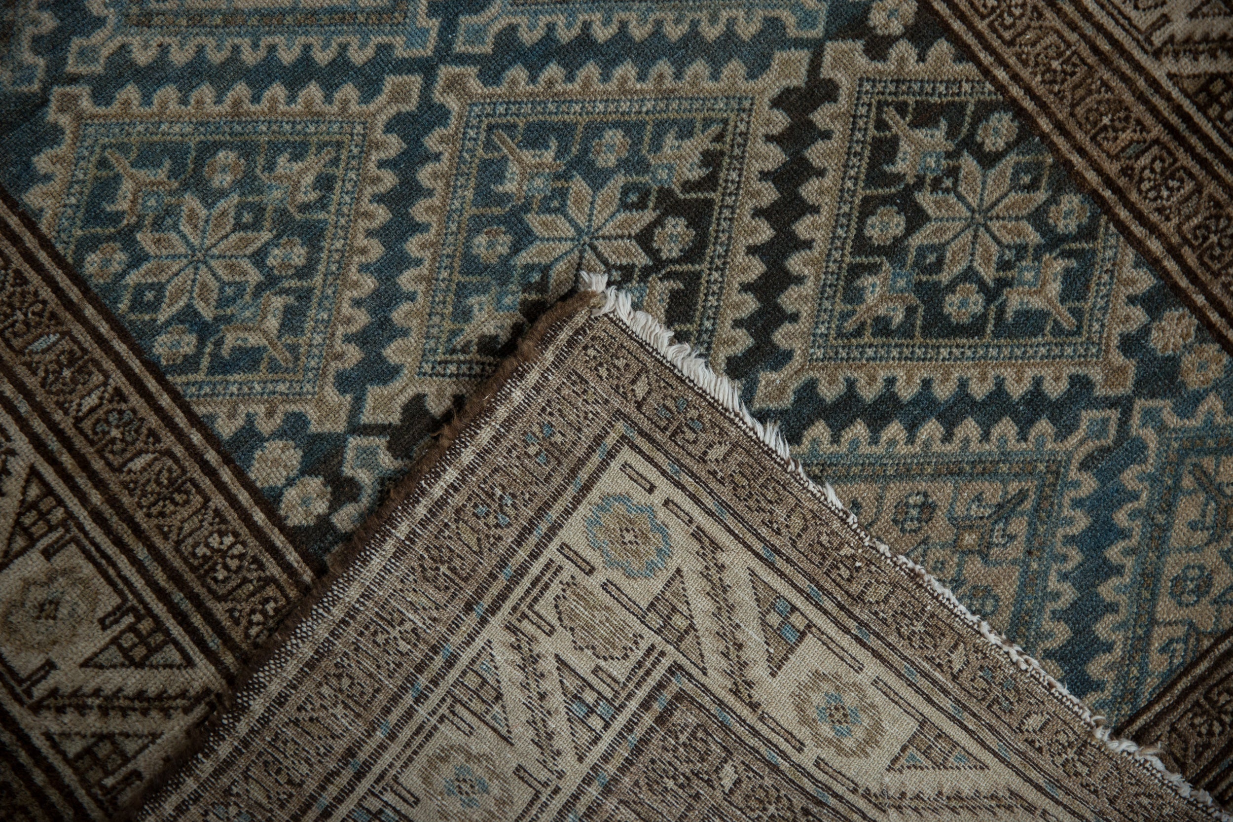 3x4.5 Vintage Fine Distressed Malayer Rug by Old New House® - product image 8 for Resin Society