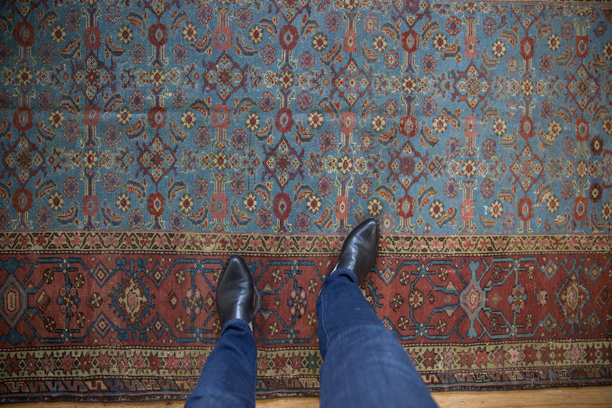 5x9.5 Antique Fereghan Carpet by Old New House® - product image 2 for Resin Society