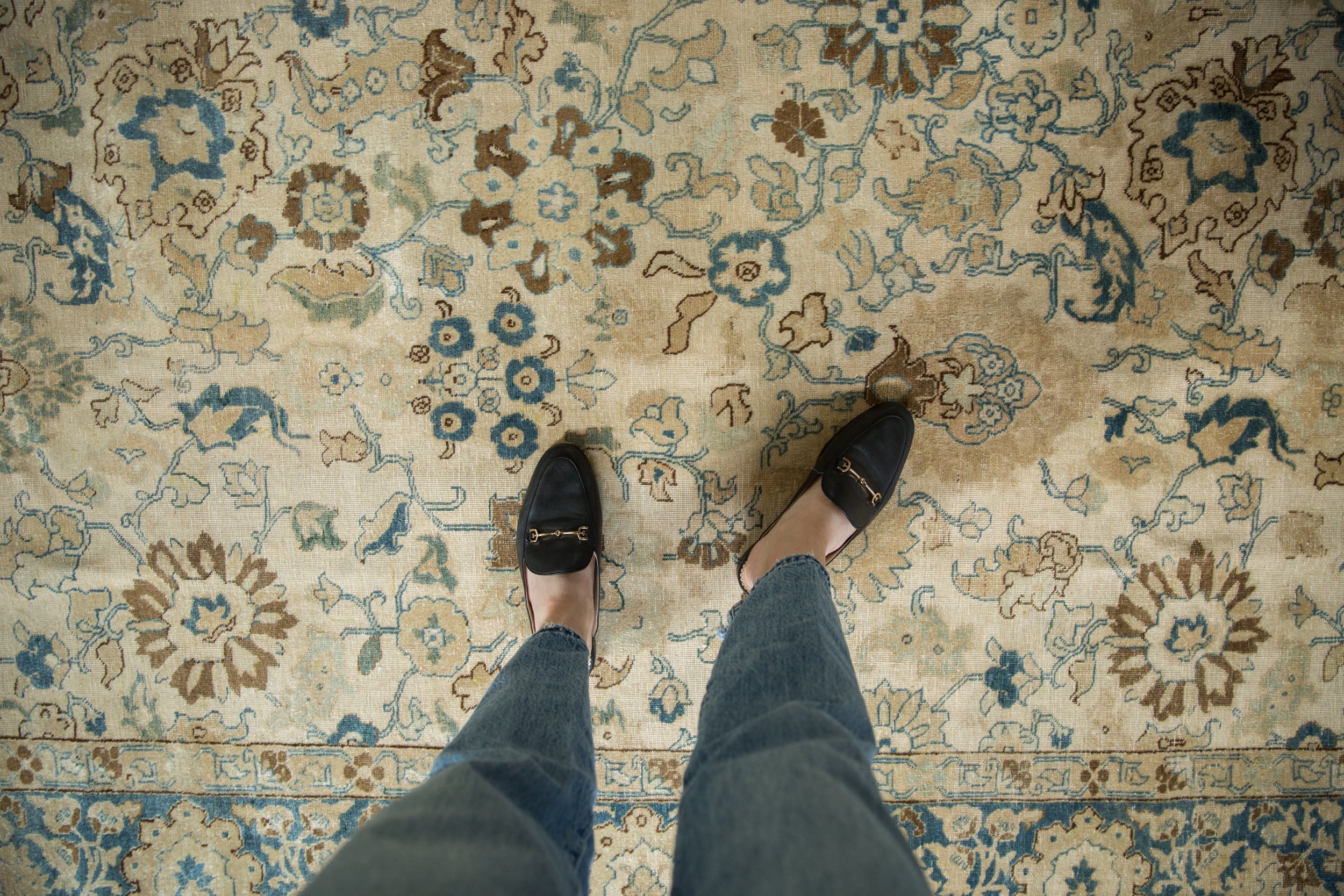 9x12 Vintage Distressed Tabriz Carpet by Old New House® - product image 2 for Resin Society