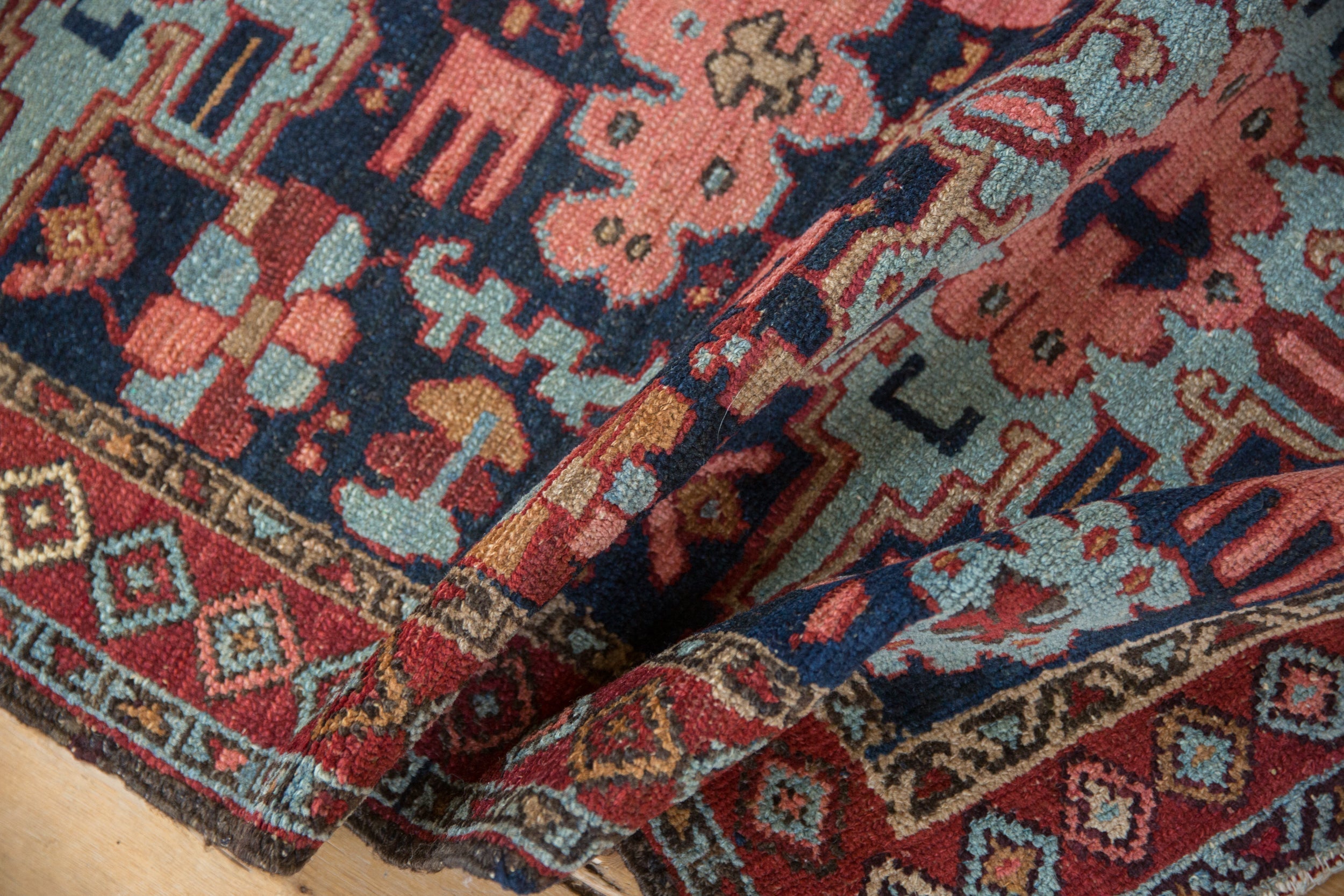3x4 Vintage Karaja Square Rug by Old New House® - product image 7 for Resin Society