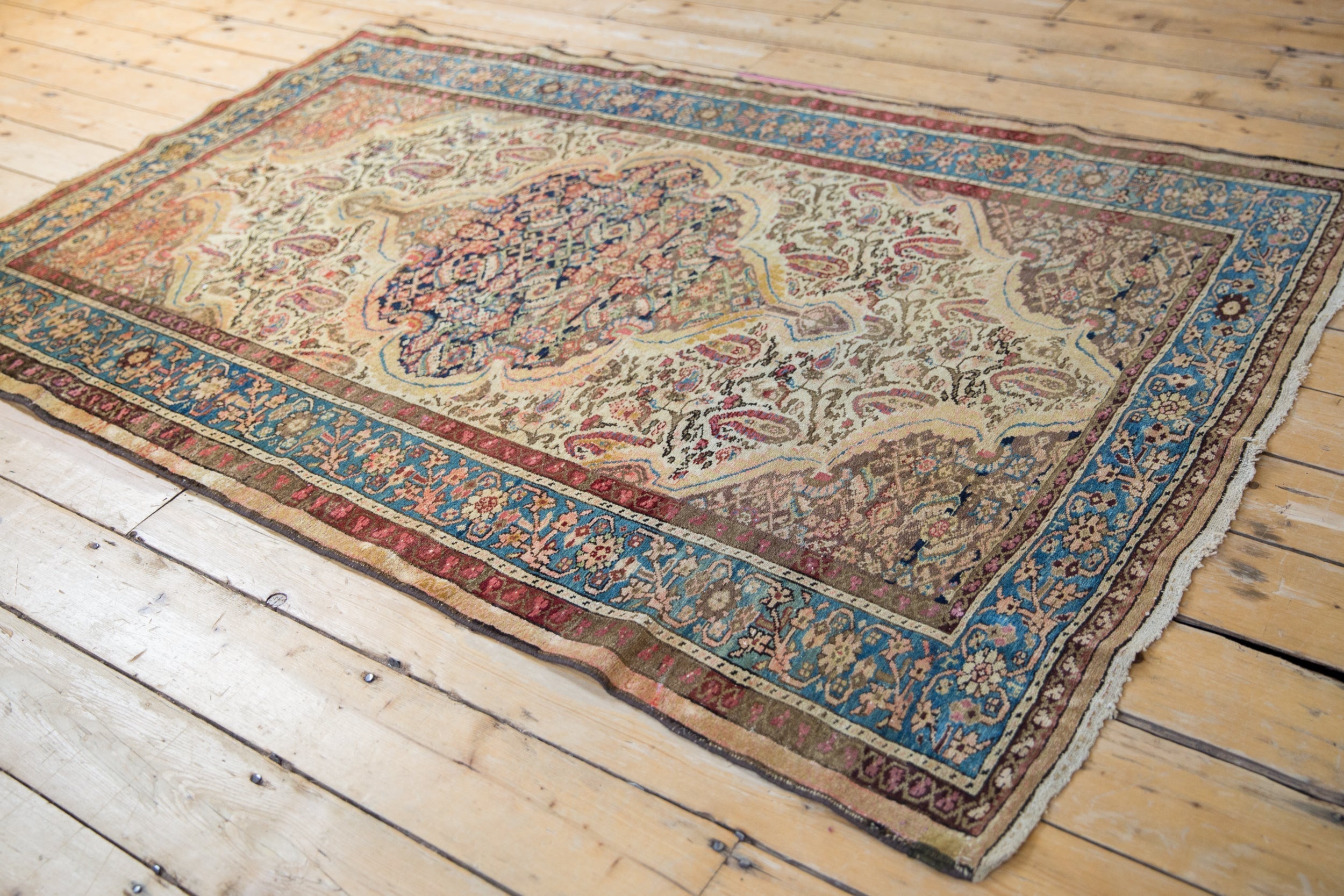 4.5x6.5 Vintage Fine Distressed Malayer Rug by Old New House® - product image 3 for Resin Society
