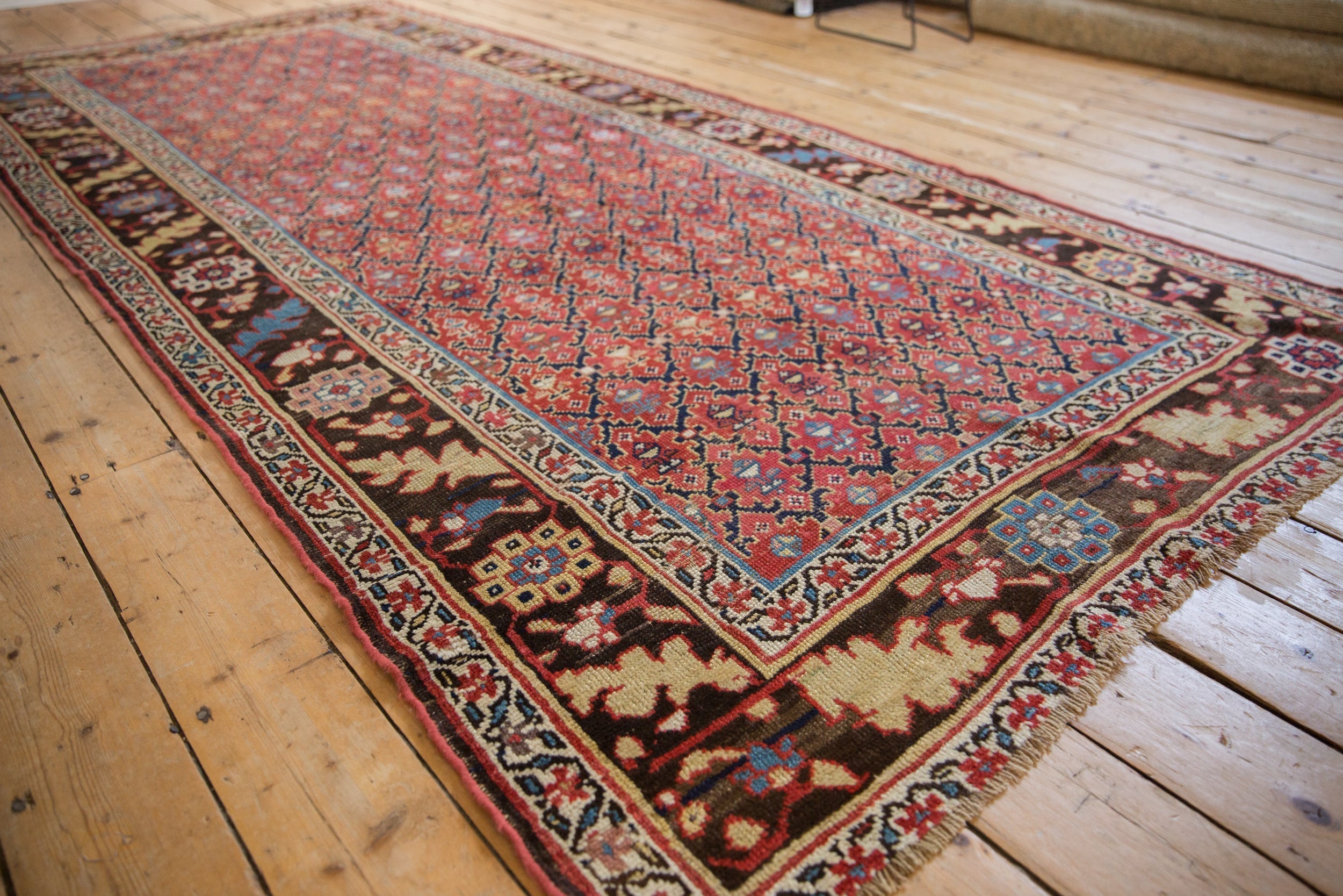 4.5x10.5 Antique Kurdish Rug Runner by Old New House® - product image 5 for Resin Society