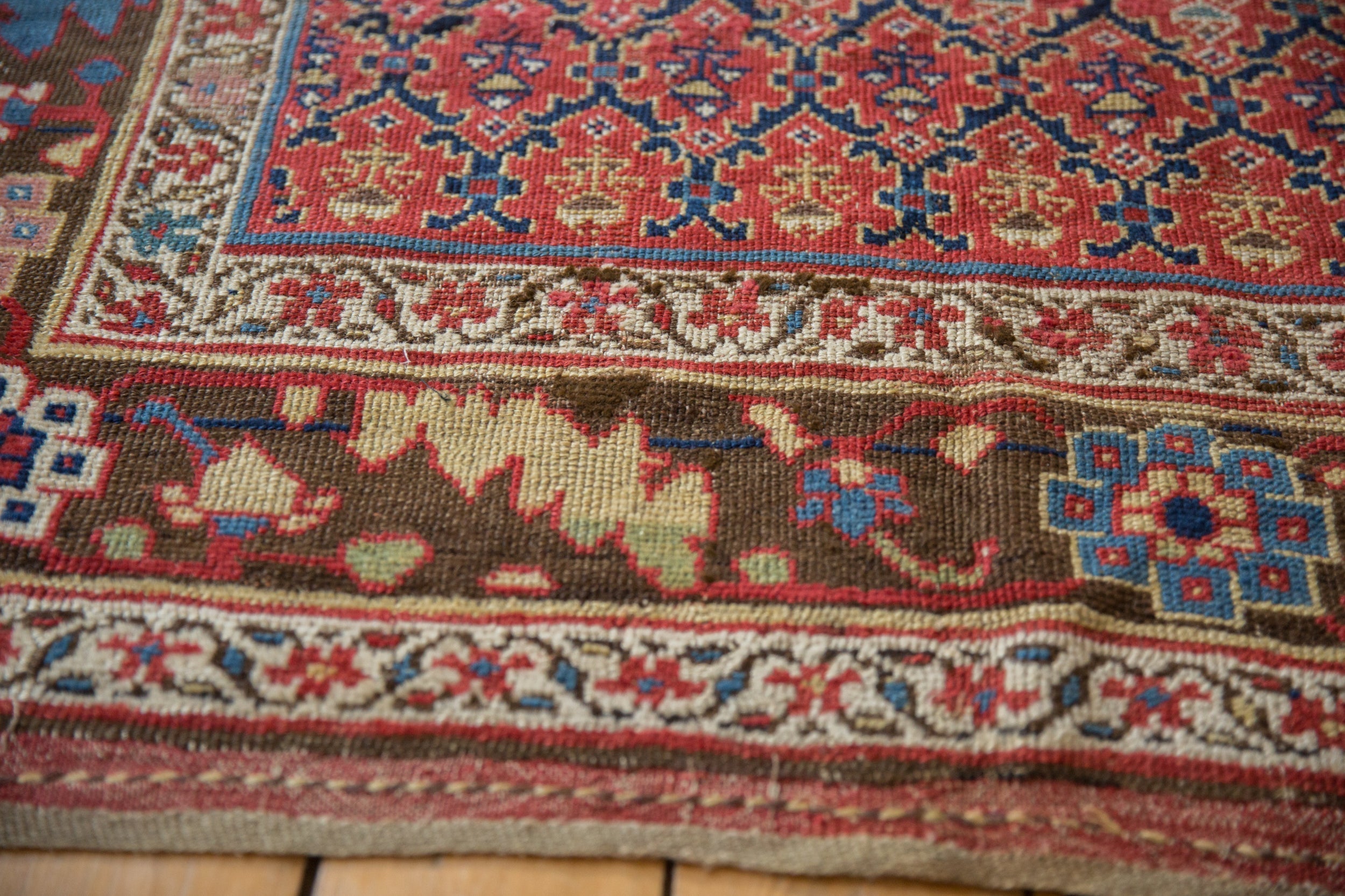 4.5x10.5 Antique Kurdish Rug Runner by Old New House® - product image 9 for Resin Society