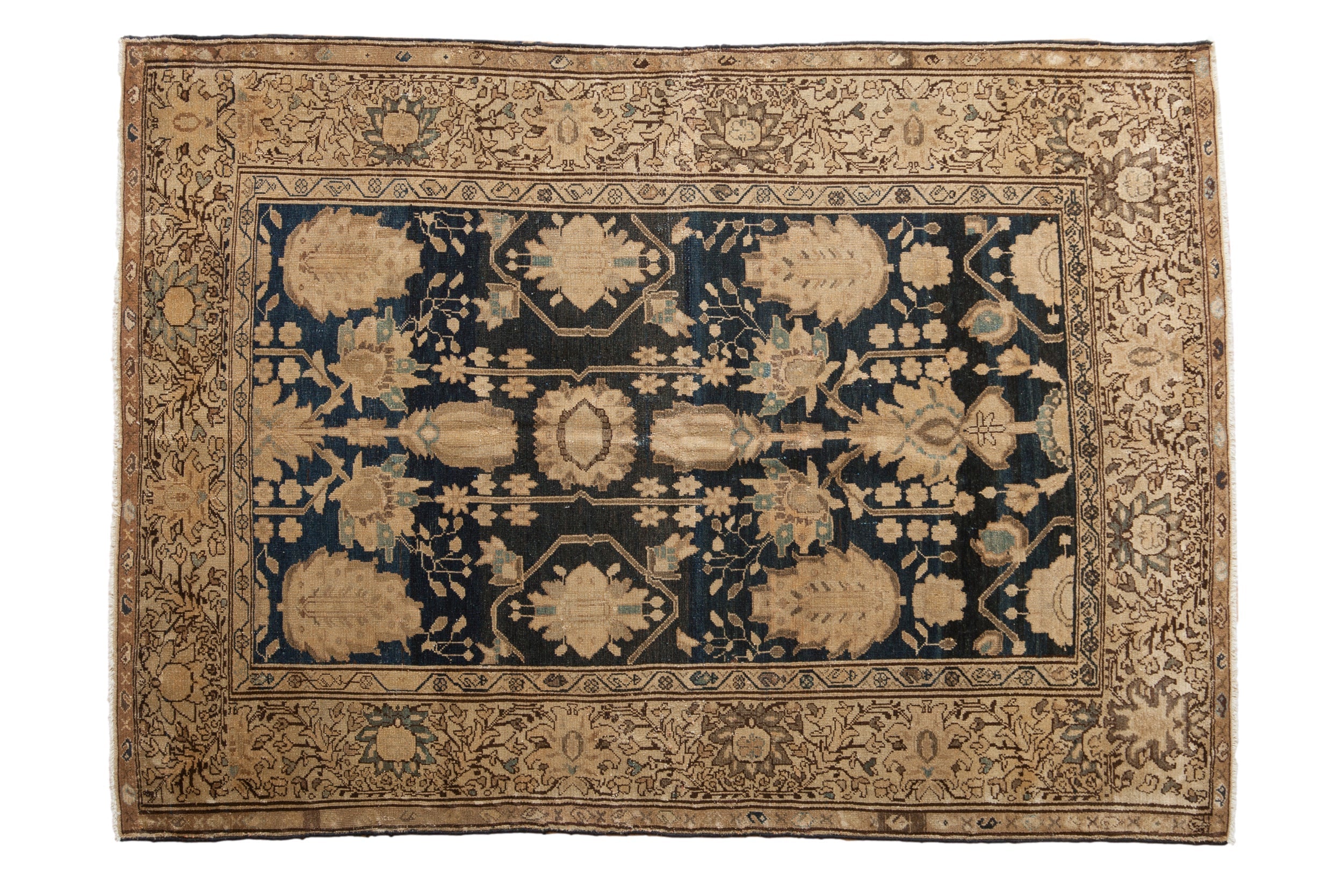 4.5x6.5 Vintage Fine Tea Washed Malayer Rug by Old New House® - main product image for Resin Society