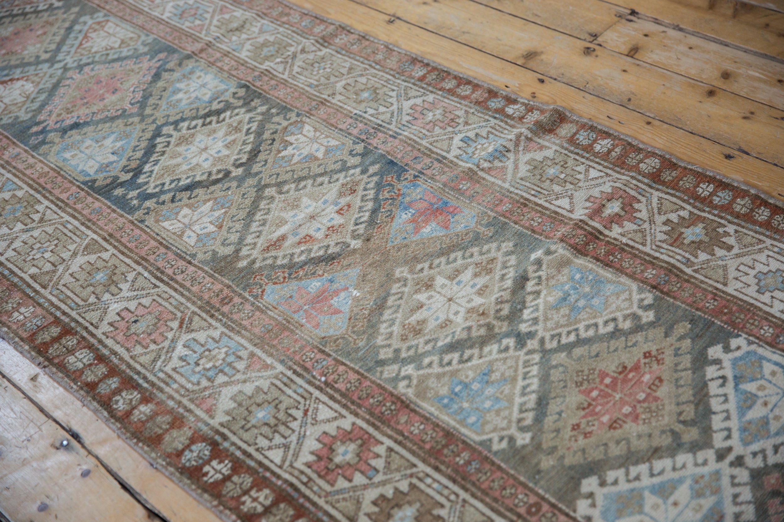 3.5x15.5 Vintage Distressed Hamadan Rug Runner by Old New House® - product image 8 for Resin Society