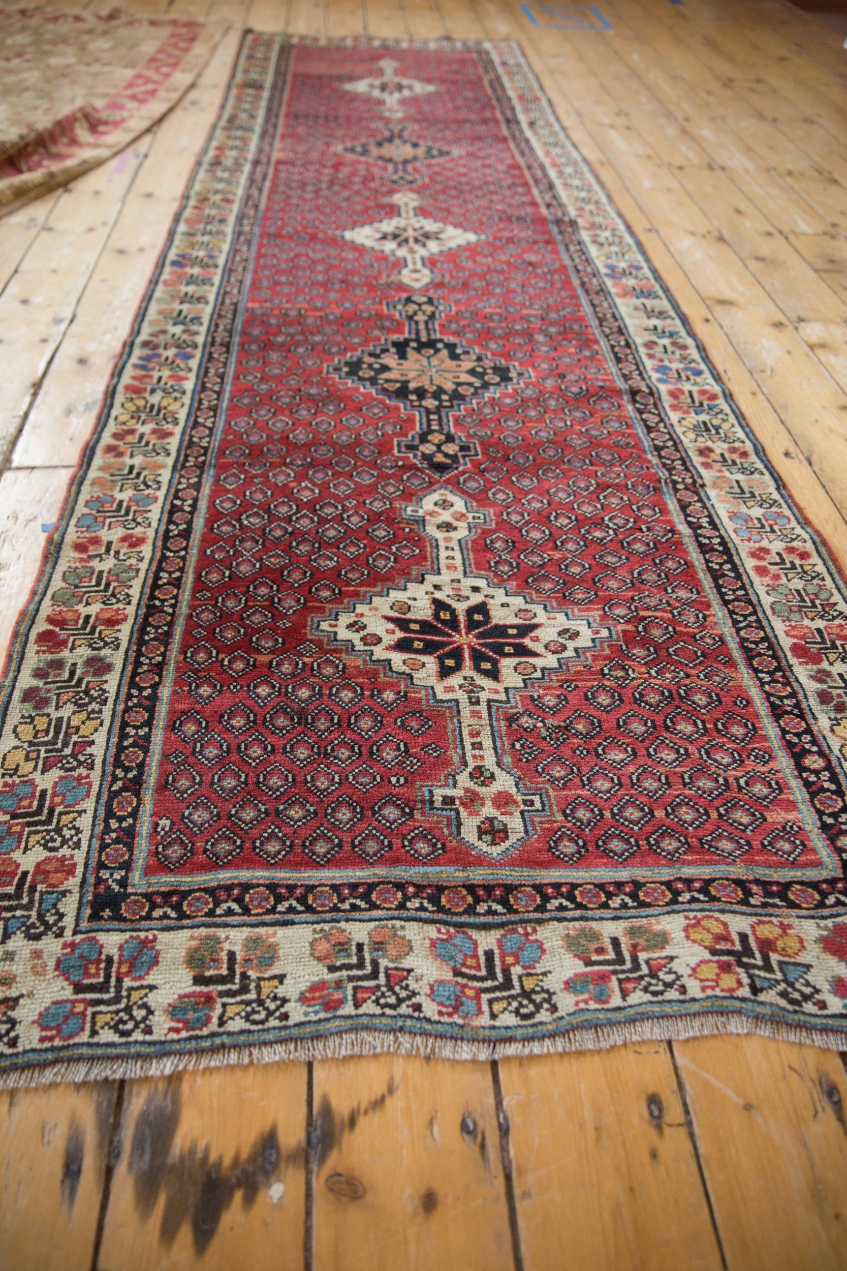 3x10.5 Vintage Kurdish Rug Runner by Old New House® - product image 6 for Resin Society