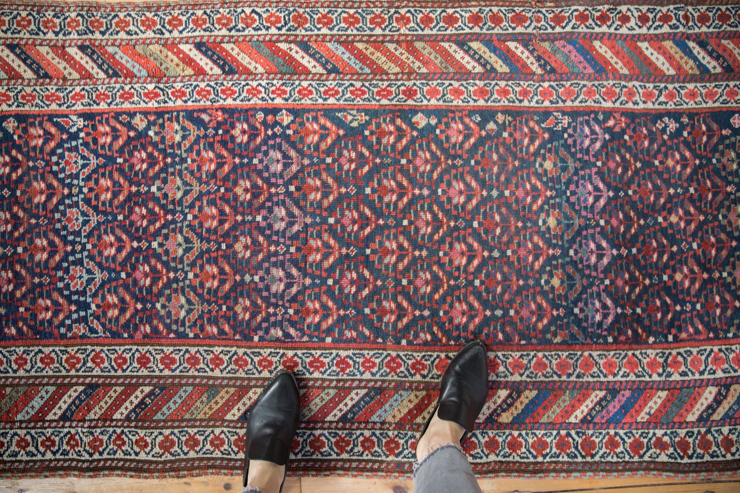 3.5x14.5 Vintage Kurdish Rug Runner by Old New House® - product image 2 for Resin Society