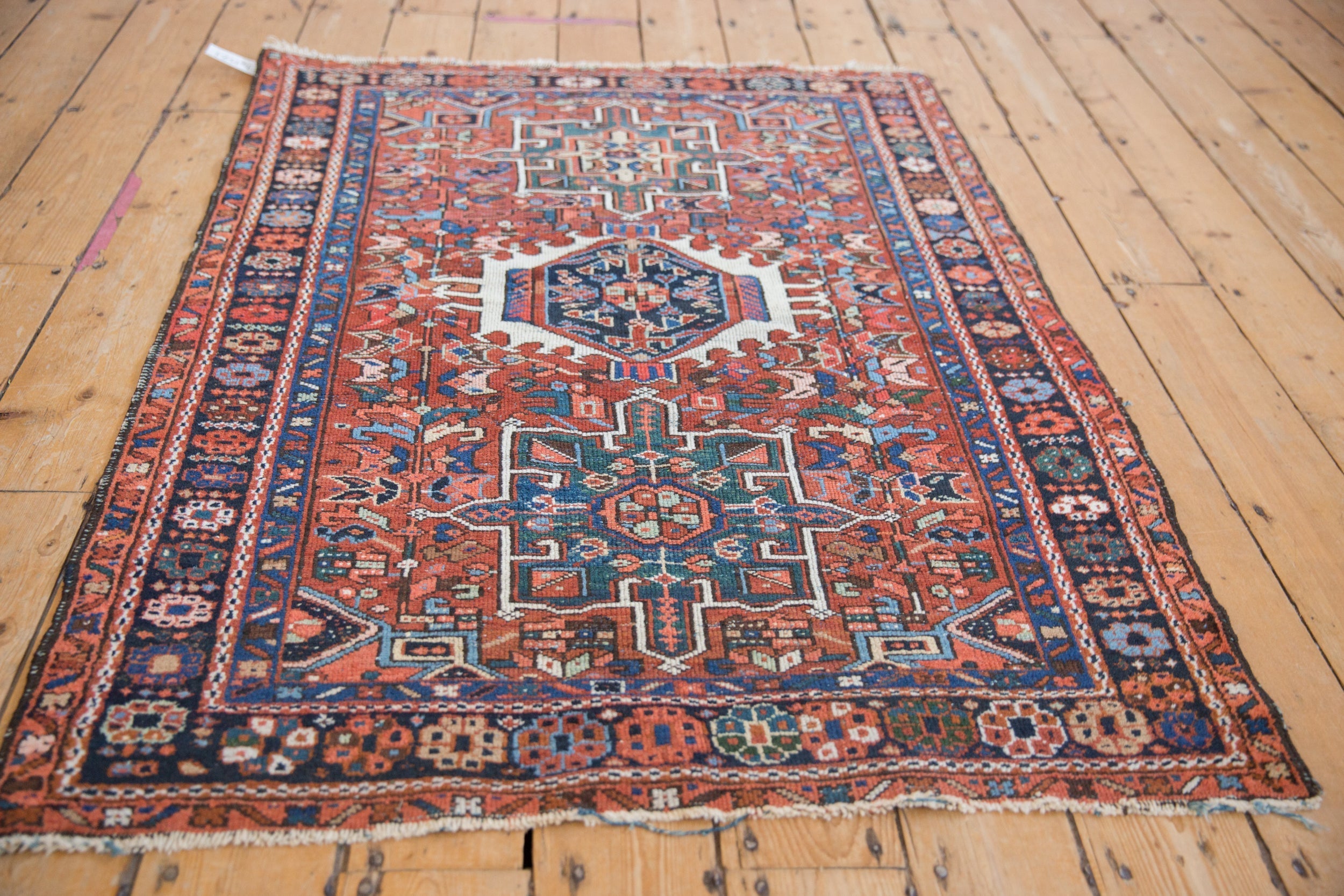 3.5x4.5 Vintage Karaja Square Rug by Old New House® - product image 5 for Resin Society