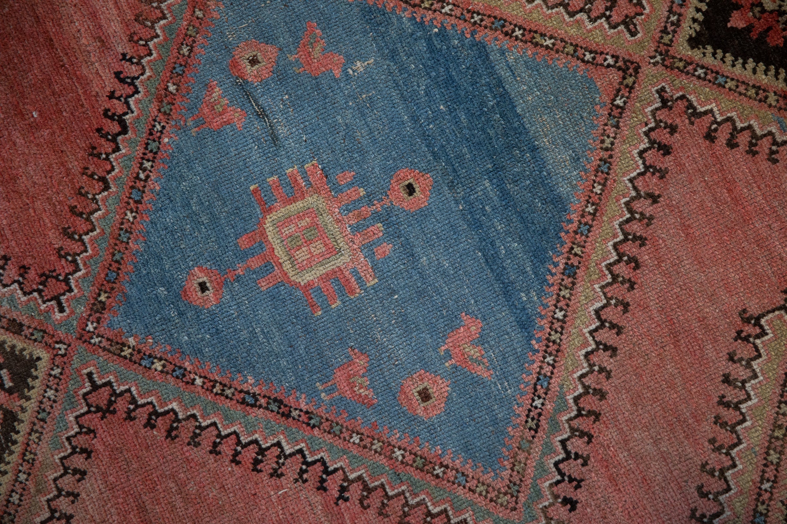 4x6.5 Vintage Fine Distressed Malayer Rug by Old New House® - product image 3 for Resin Society