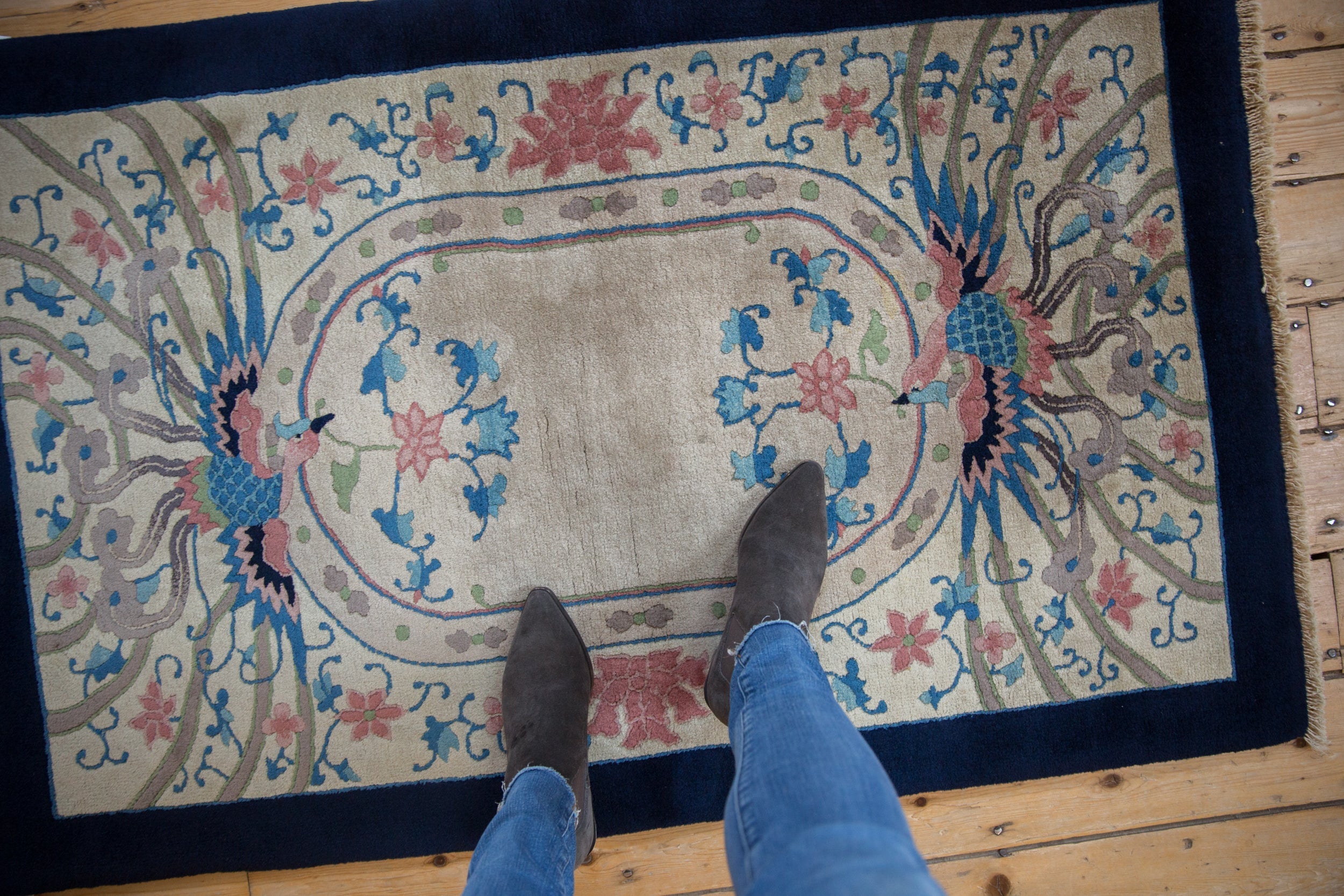 3x5 Vintage Art Deco Rug by Old New House® - product image 2 for Resin Society