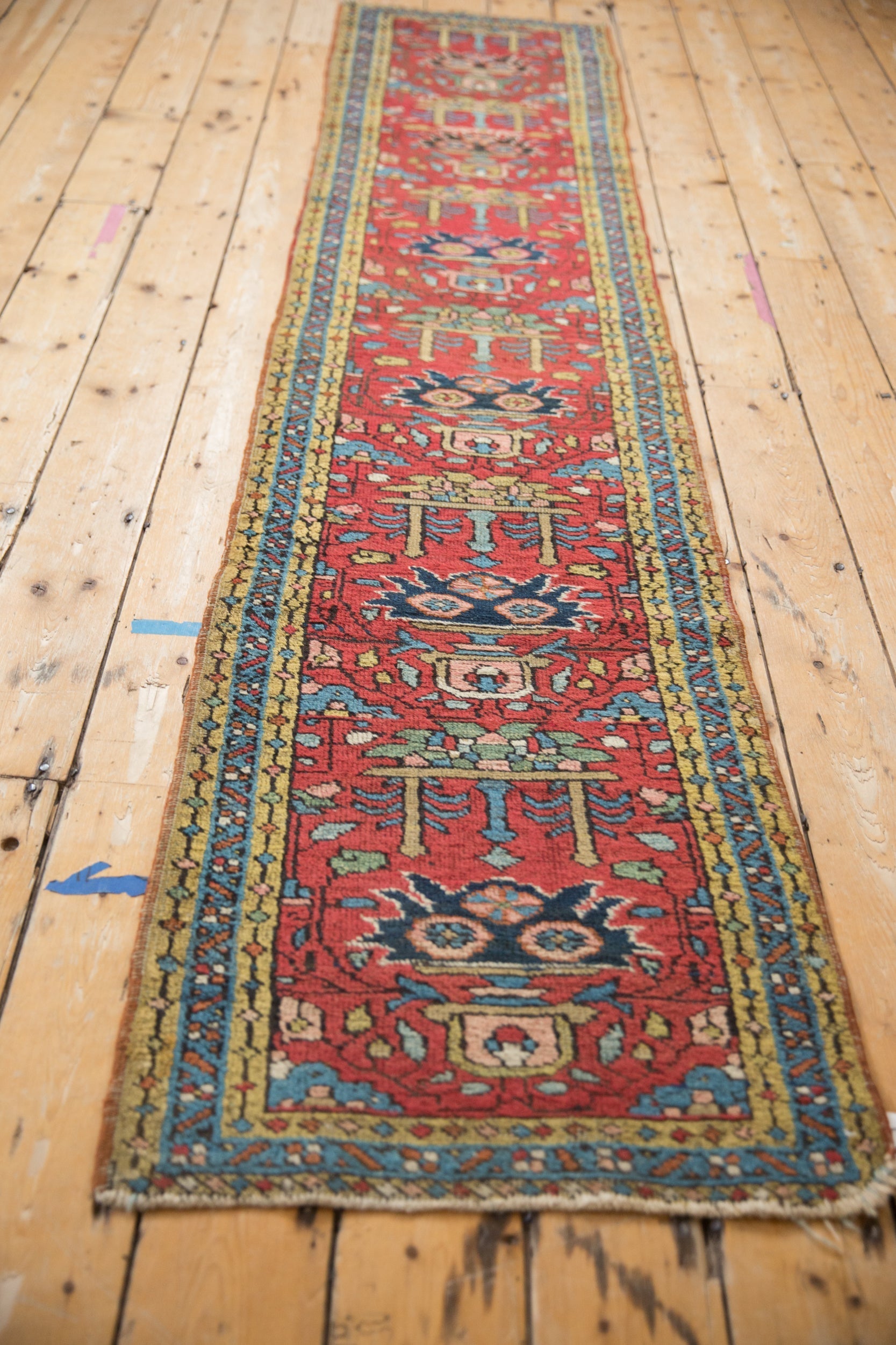 2x9 Vintage Heriz Rug Runner by Old New House® - product image 5 for Resin Society