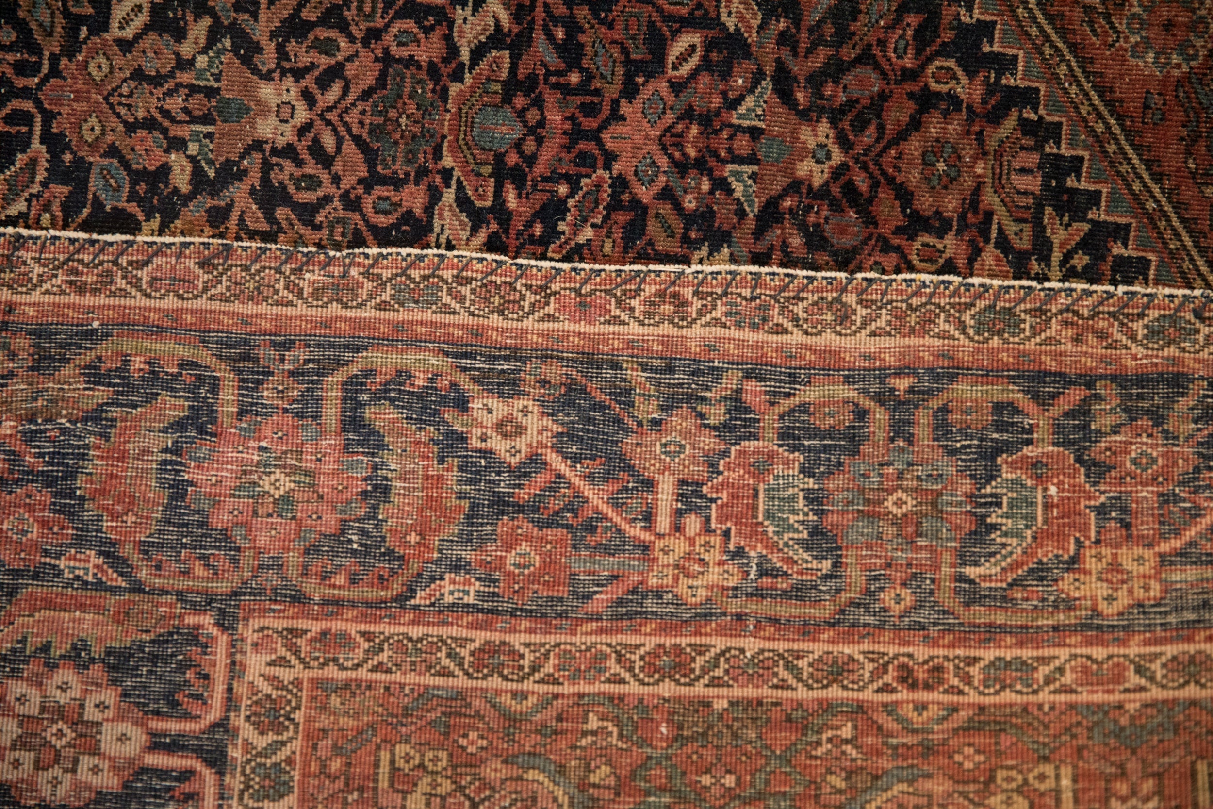 4x6.5 Antique Farahan Sarouk Rug by Old New House® - product image 10 for Resin Society