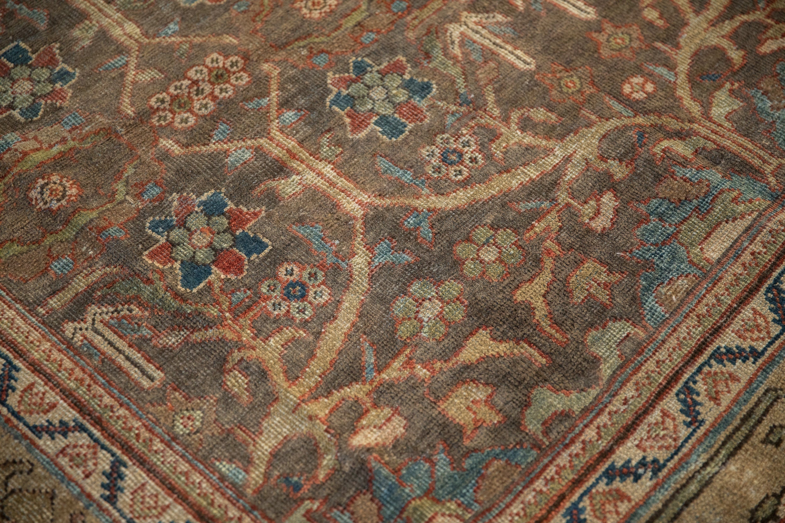 7x10.5 Vintage Distressed Mahal Carpet by Old New House® - product image 6 for Resin Society
