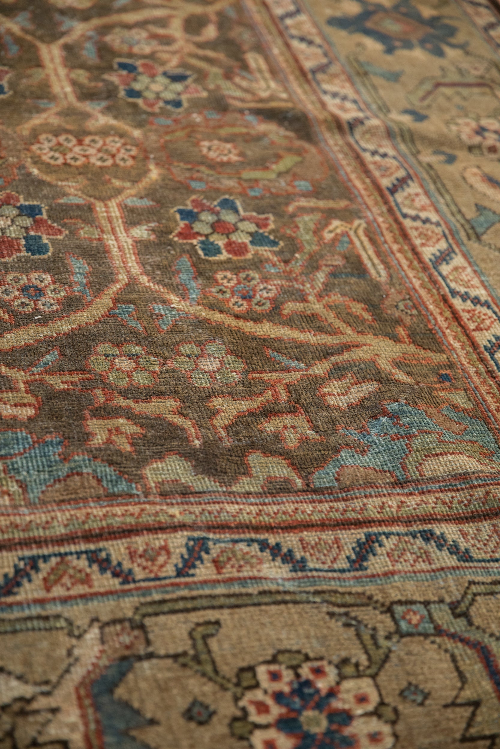 7x10.5 Vintage Distressed Mahal Carpet by Old New House® - product image 8 for Resin Society