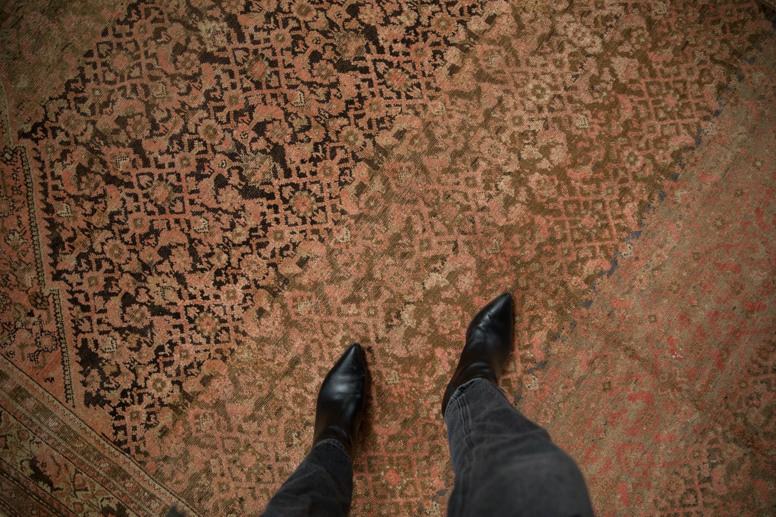 7x16 Vintage Distressed Malayer Carpet by Old New House® - product image 2 for Resin Society