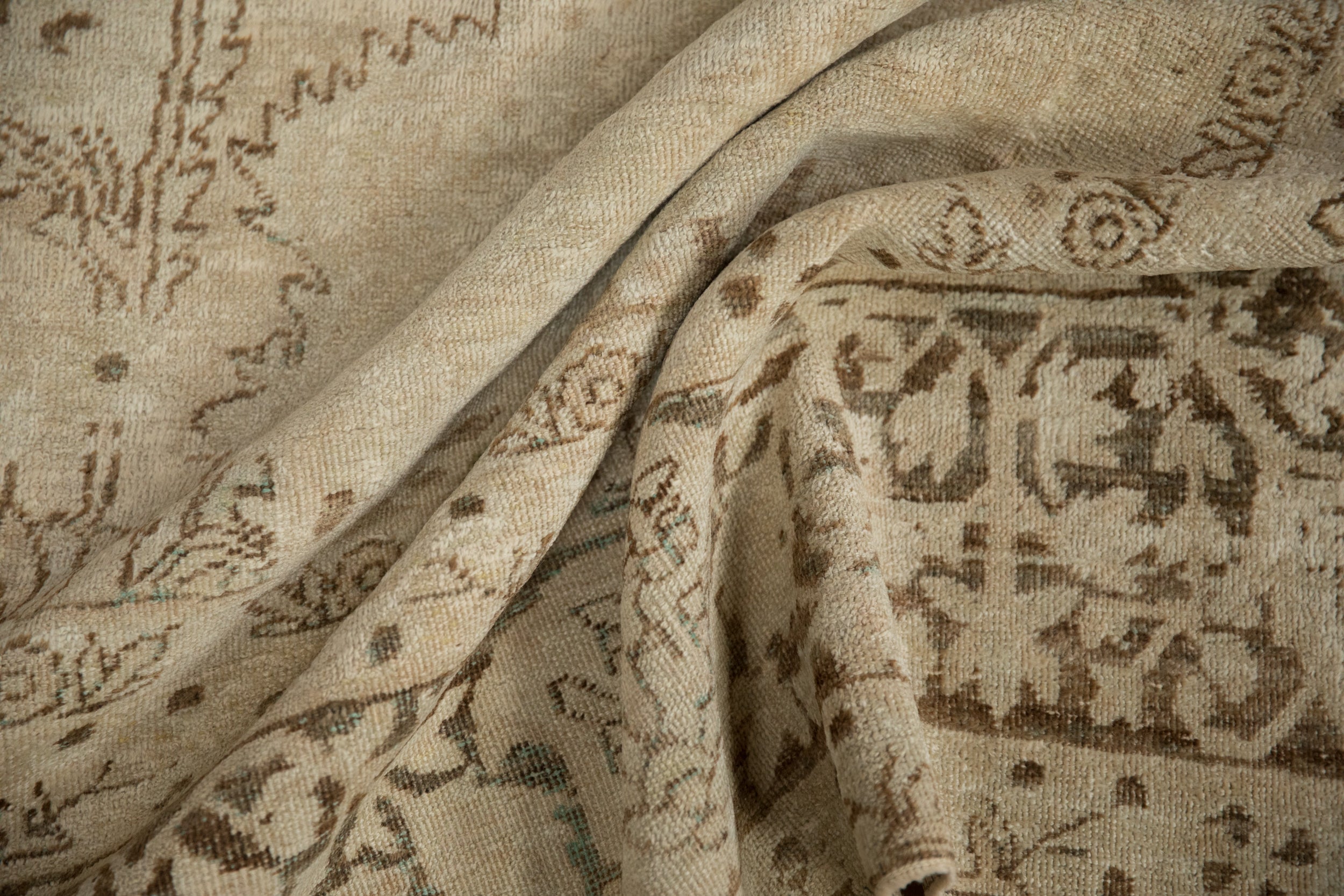 8x11 Antique Distressed Kerman Carpet by Old New House® - product image 8 for Resin Society