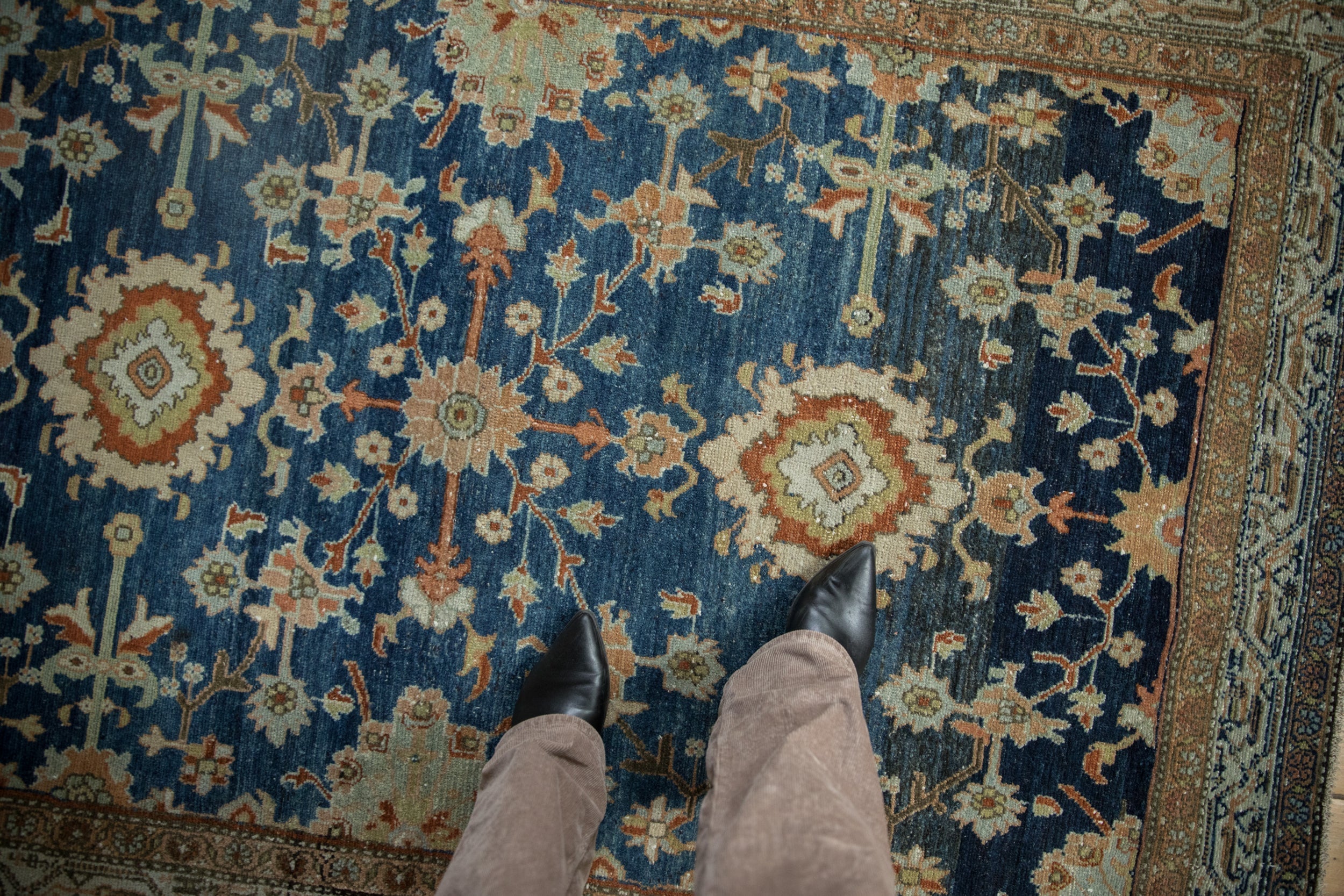 4.5x6.5 Vintage Distressed Hamadan Rug by Old New House® - product image 2 for Resin Society