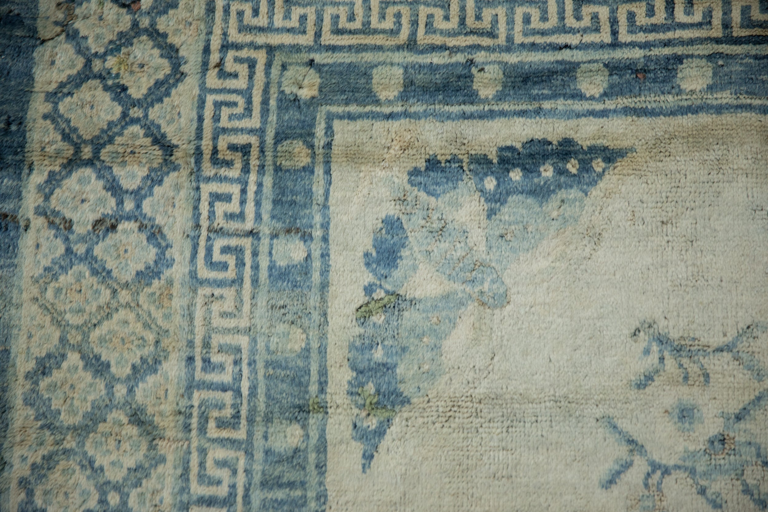 6x6 Antique Distressed Peking Square Carpet by Old New House® - product image 11 for Resin Society