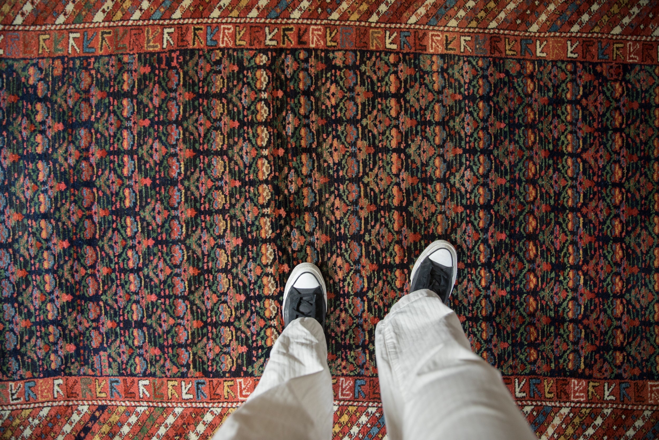 4x7 Vintage Kurdish Rug by Old New House® - product image 2 for Resin Society