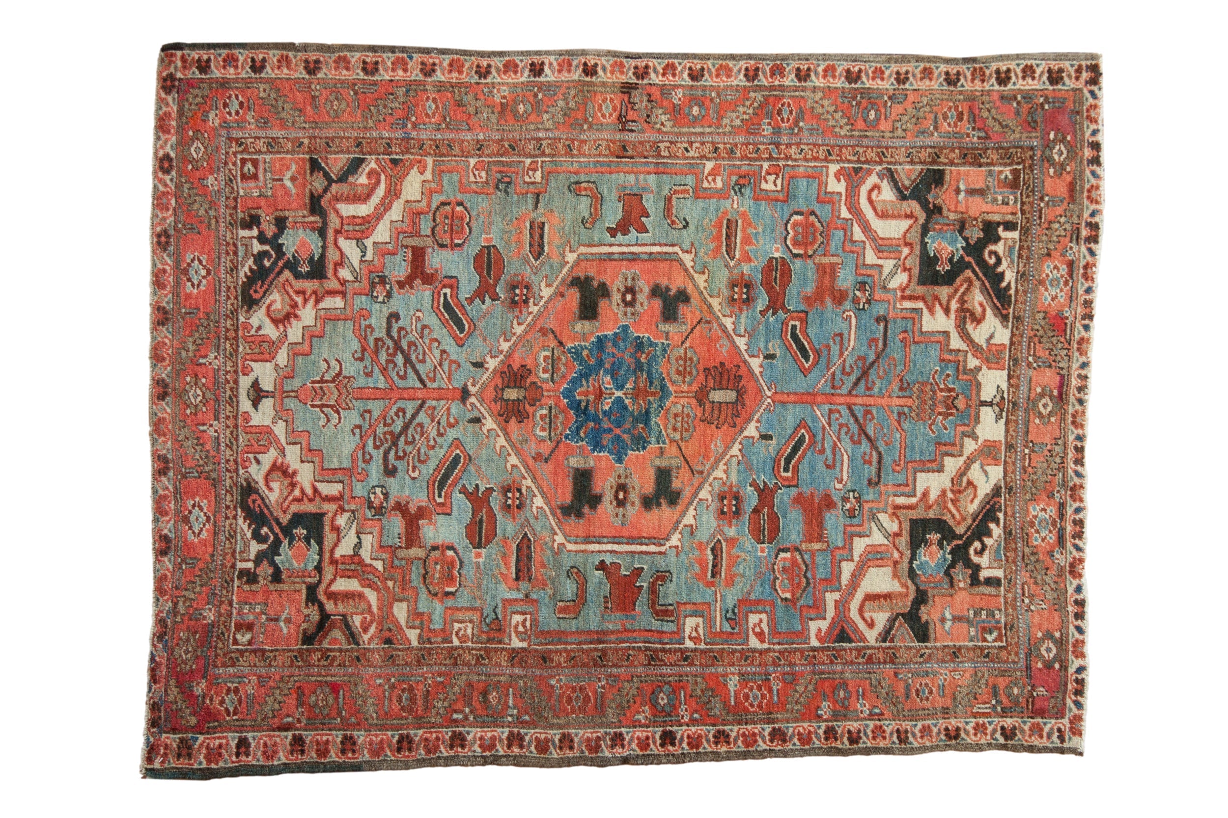 4.5x6 Vintage Heriz Rug by Old New House® - main product image for Resin Society