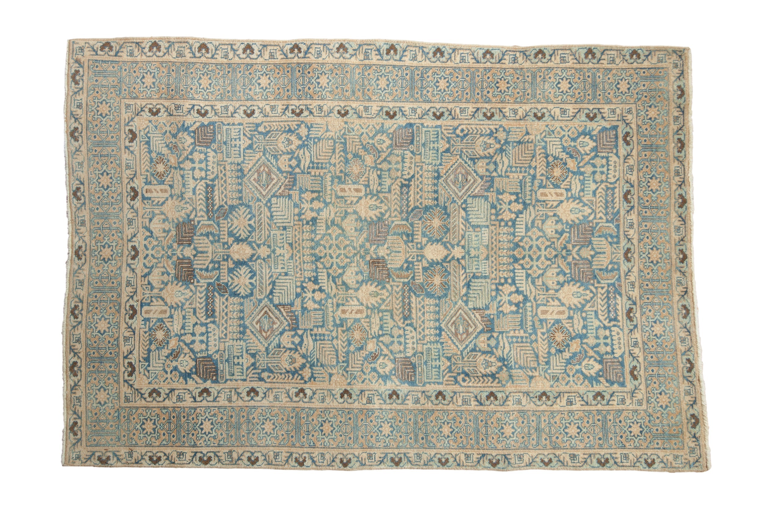 4.5x6.5 Vintage Distressed Tabriz Rug by Old New House® - main product image for Resin Society