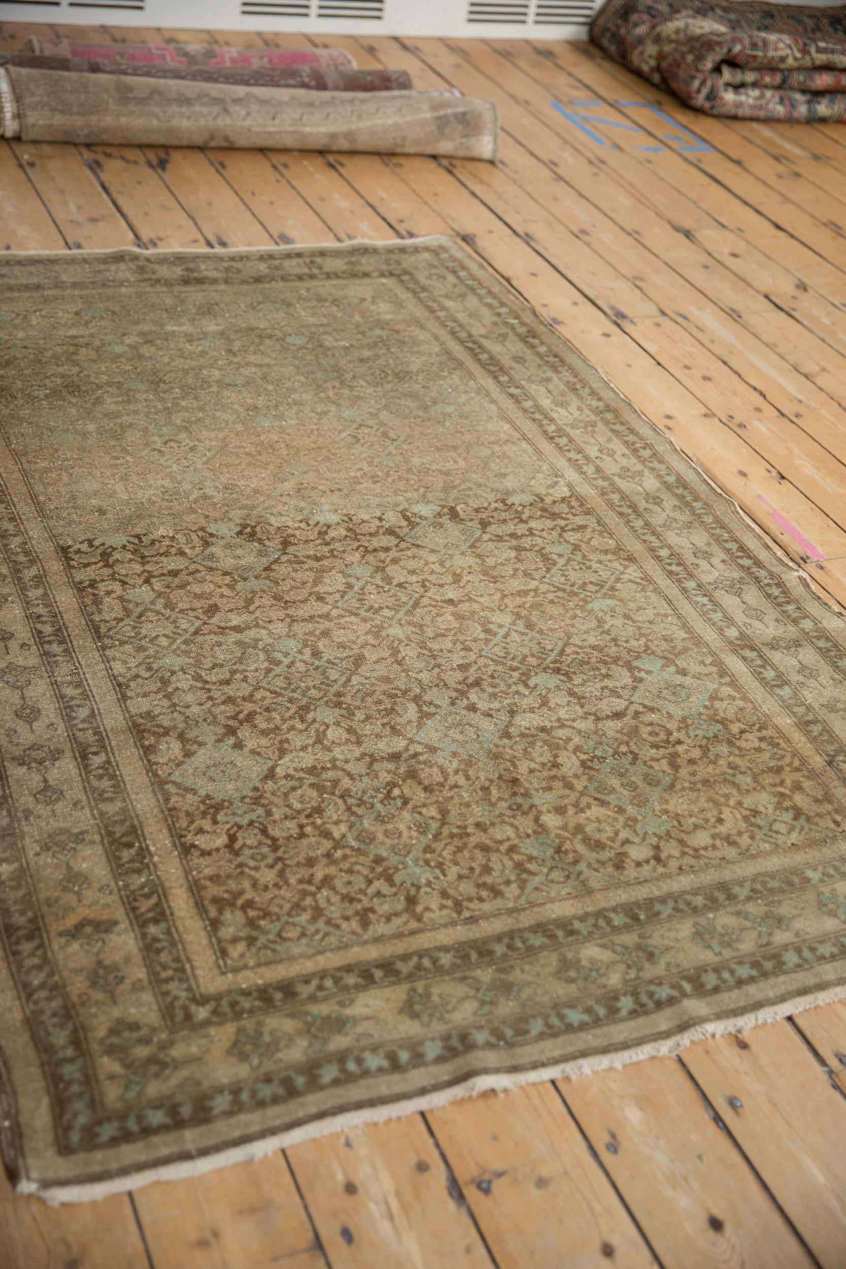 4x6.5 Antique Distressed Malayer Rug by Old New House® - product image 4 for Resin Society