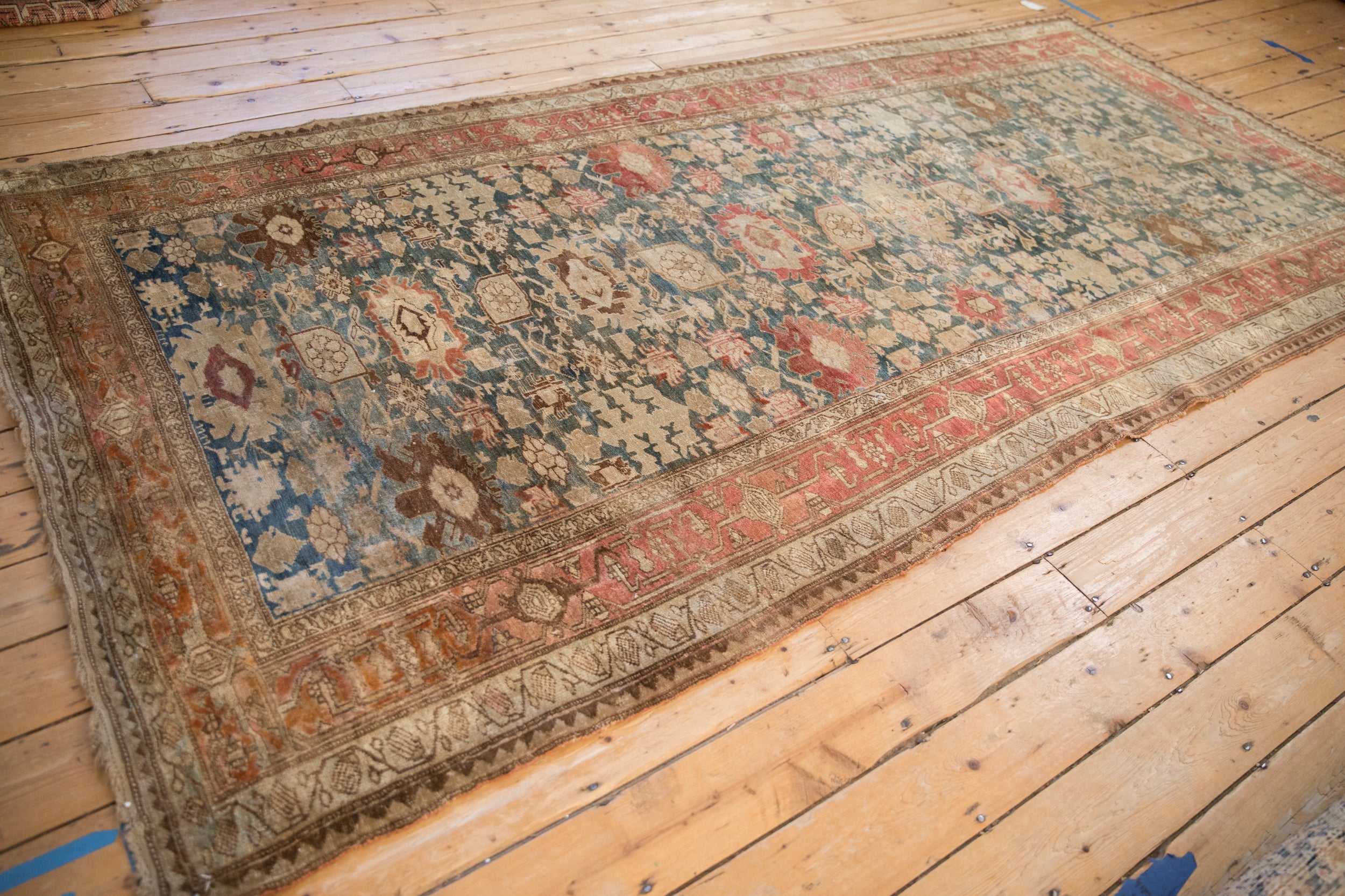5.5x11 Antique Fine Distressed Bijar Rug Runner by Old New House® - product image 11 for Resin Society