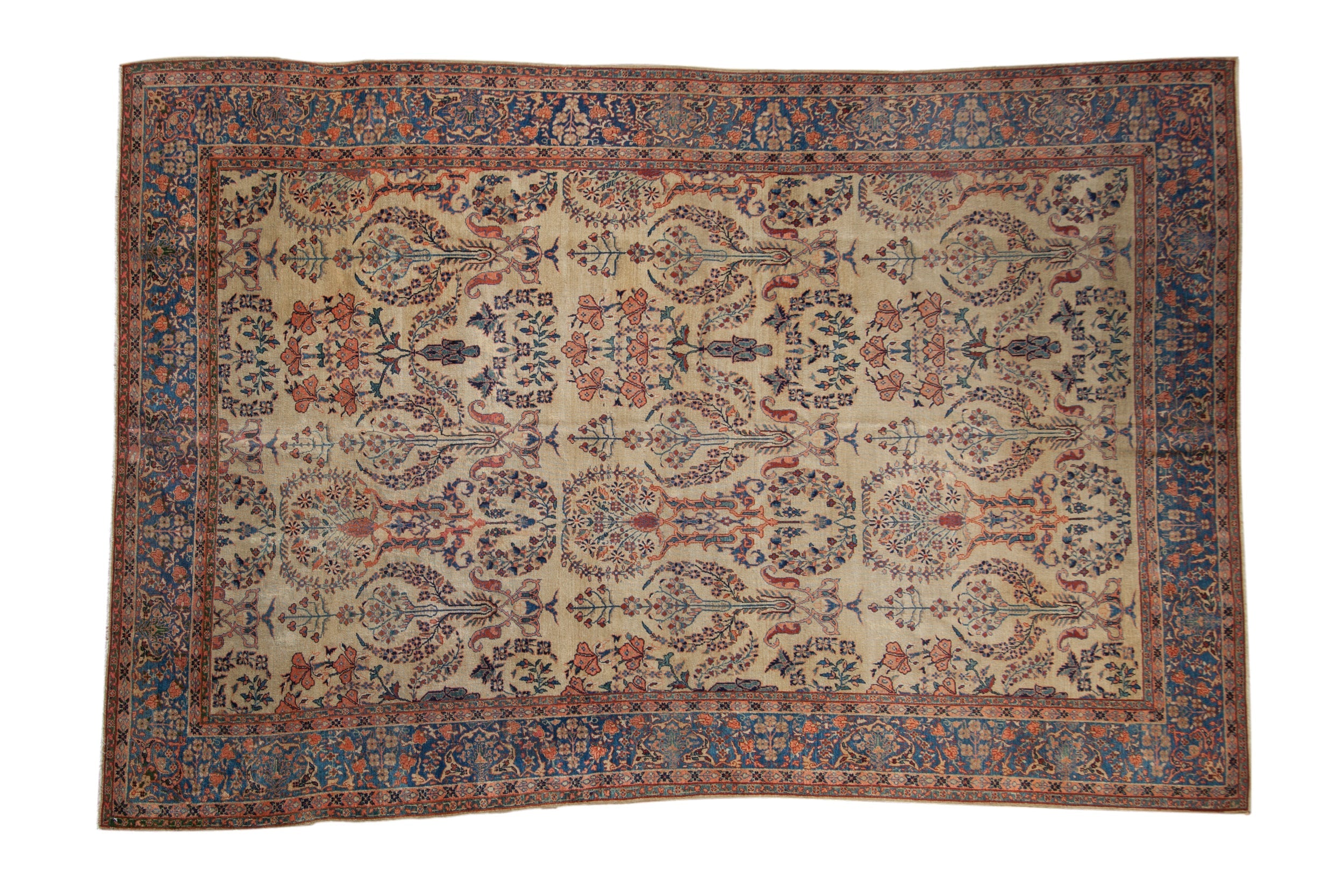 7x10 Antique Farahan Sarouk Carpet by Old New House® - main product image for Resin Society