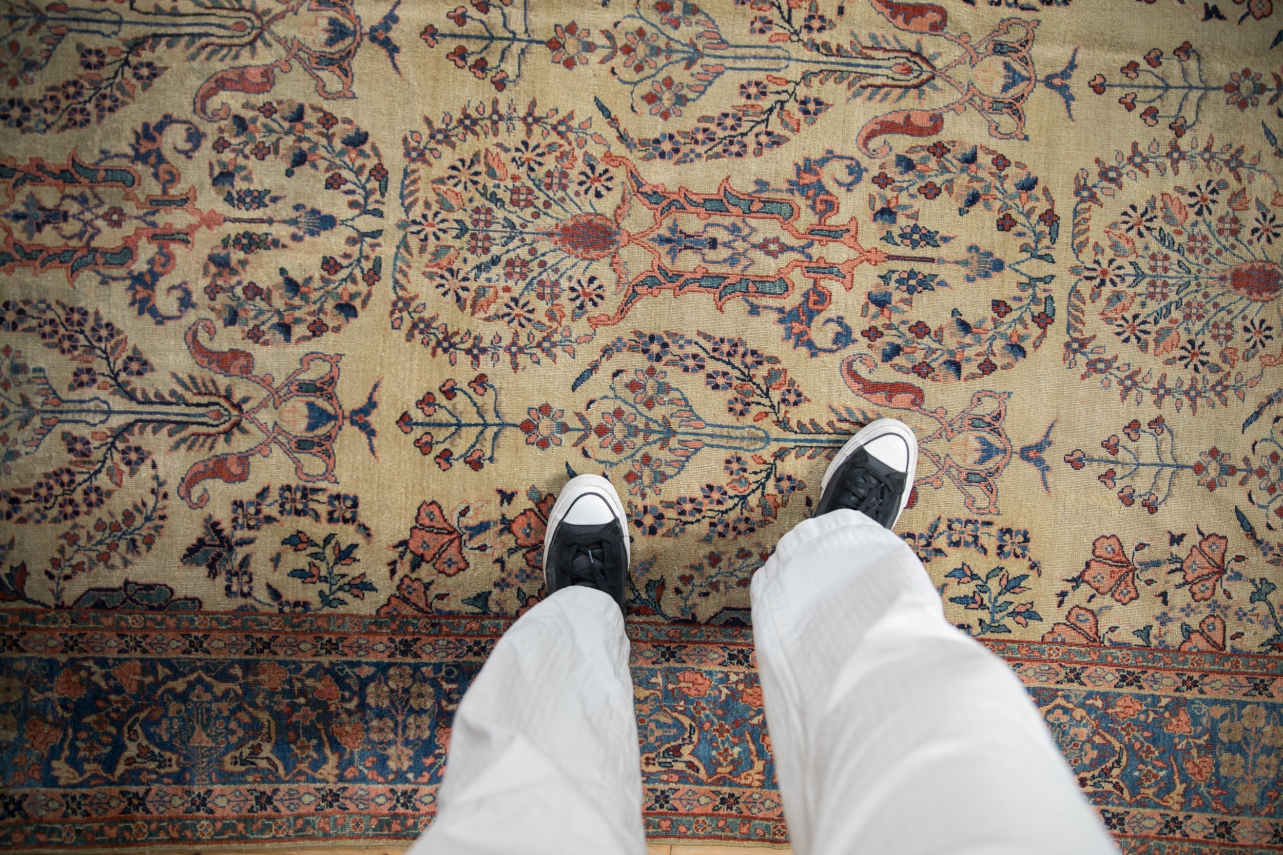7x10 Antique Farahan Sarouk Carpet by Old New House® - product image 2 for Resin Society