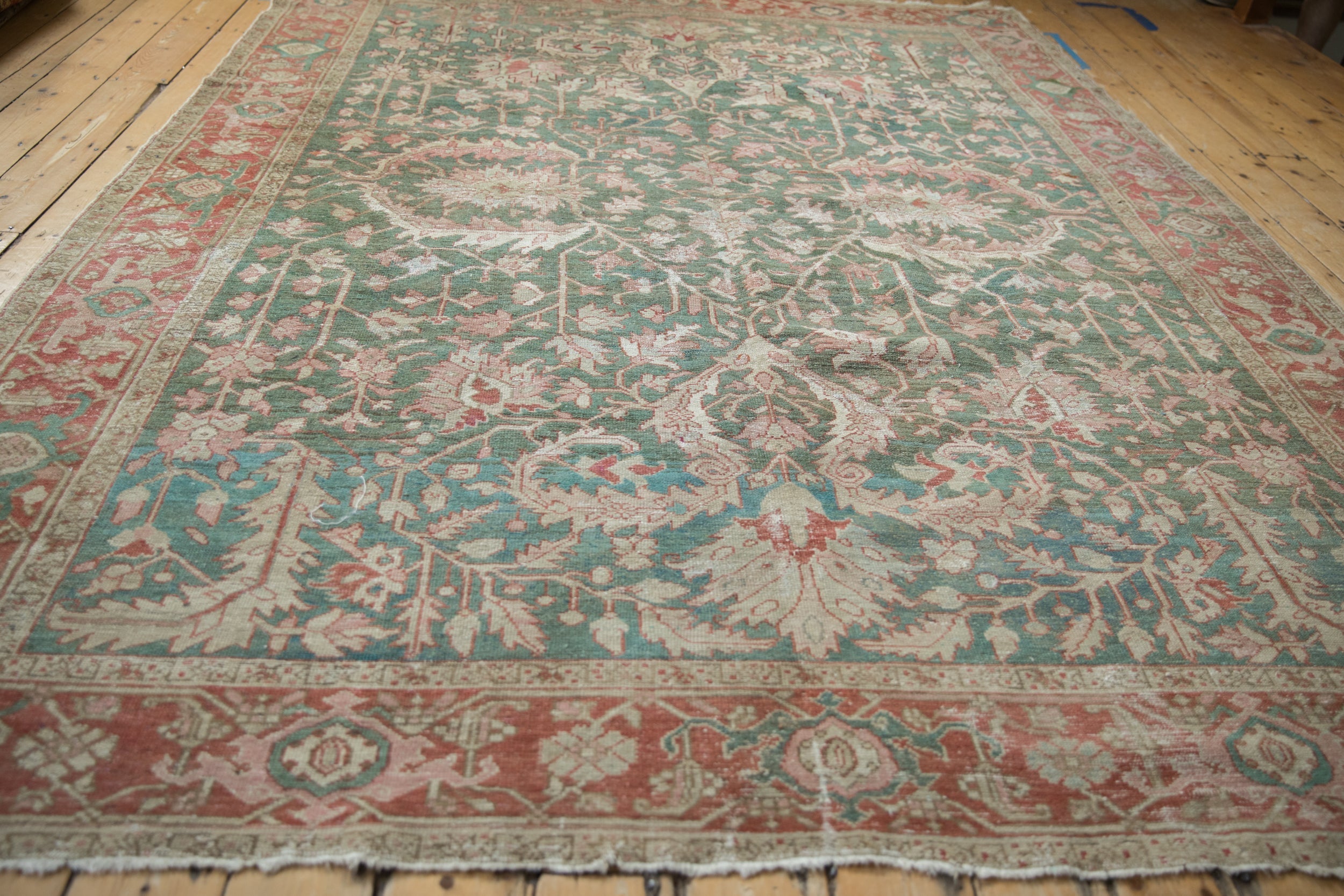 8x10.5 Vintage Distressed Karaja Carpet by Old New House® - product image 8 for Resin Society