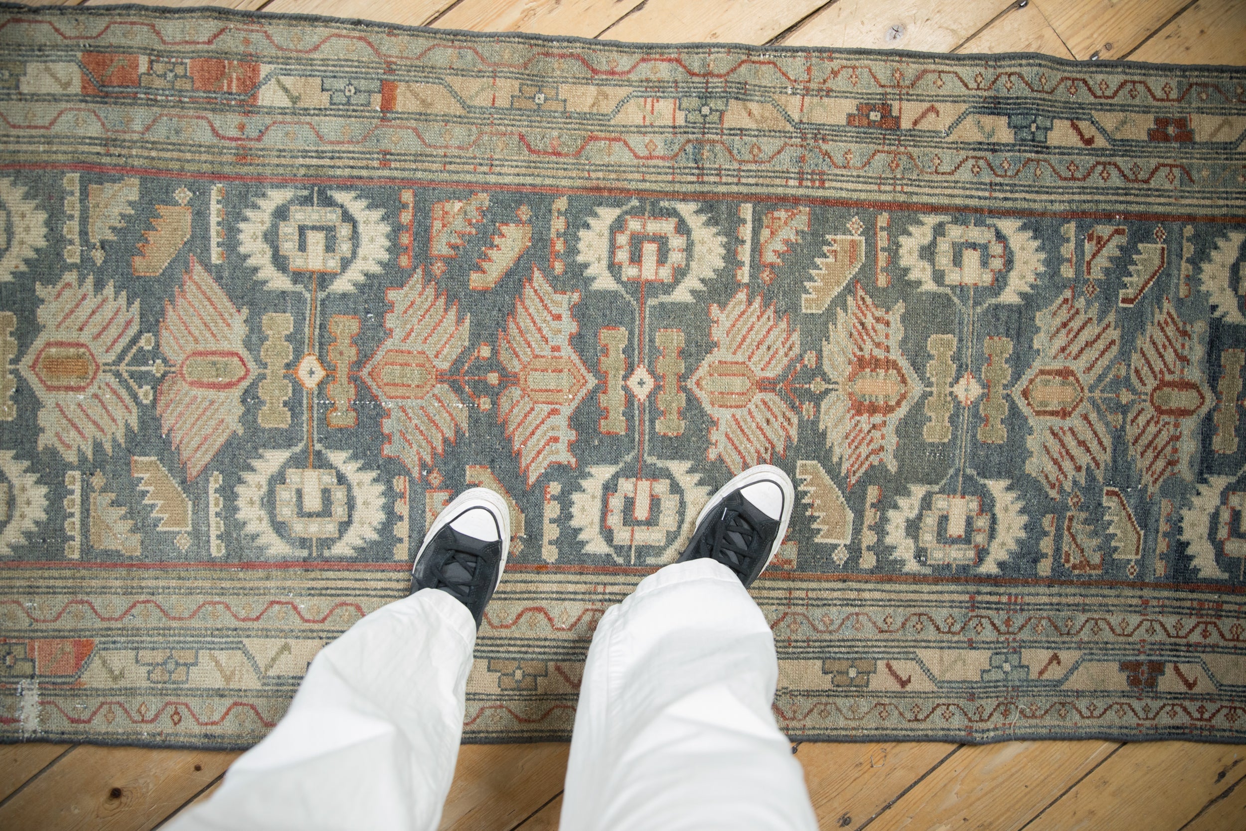 3x16 Vintage Distressed Malayer Rug Runner by Old New House® - product image 2 for Resin Society