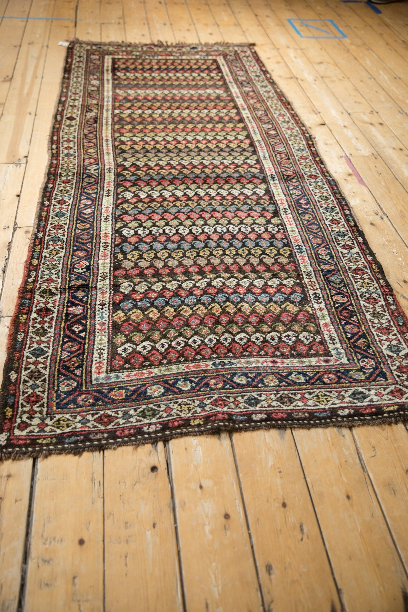 3.5x8.5 Vintage Kurdish Hamadan Rug Runner by Old New House® - product image 6 for Resin Society