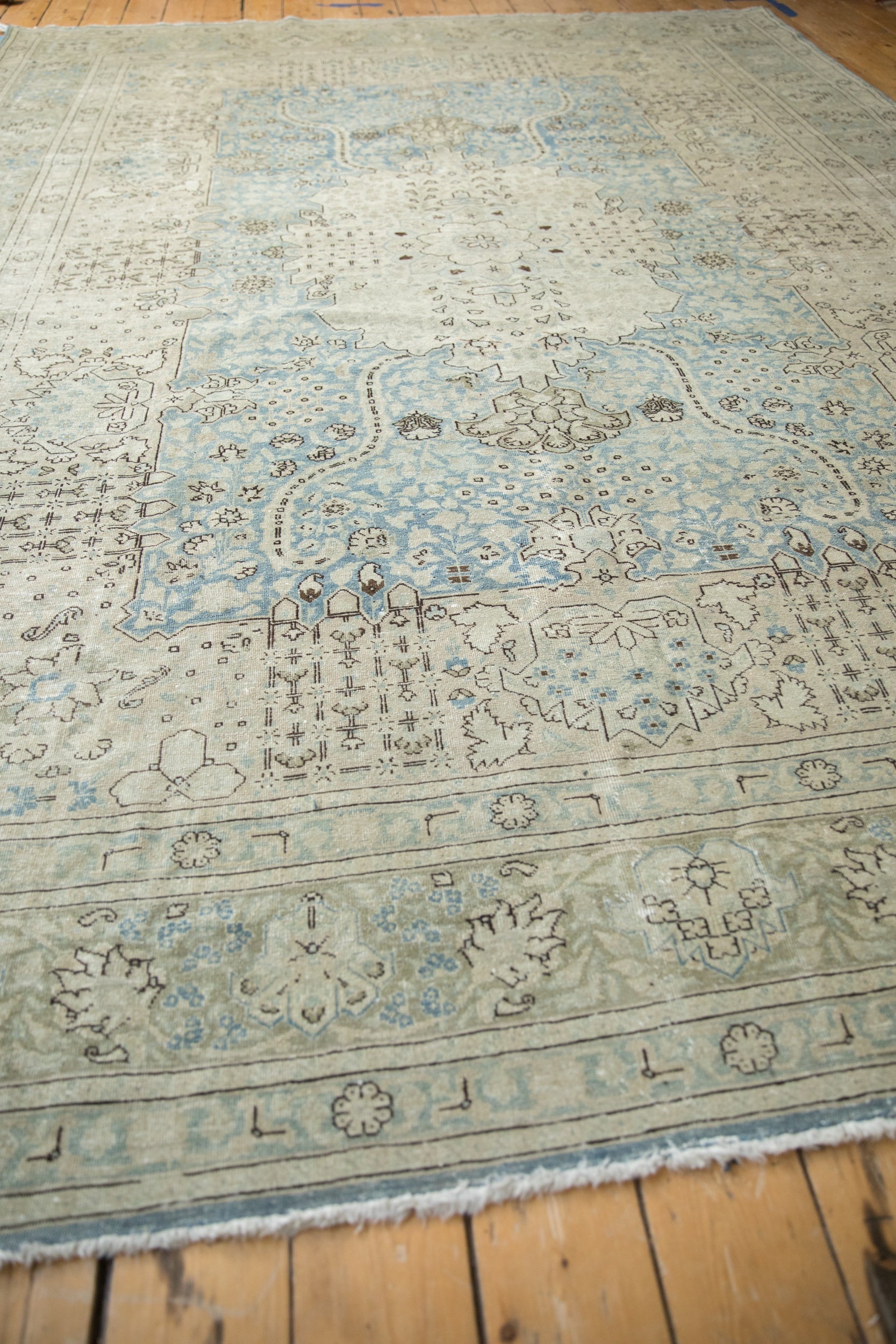 9x12.5 Vintage Distressed Tabriz Carpet by Old New House® - product image 8 for Resin Society