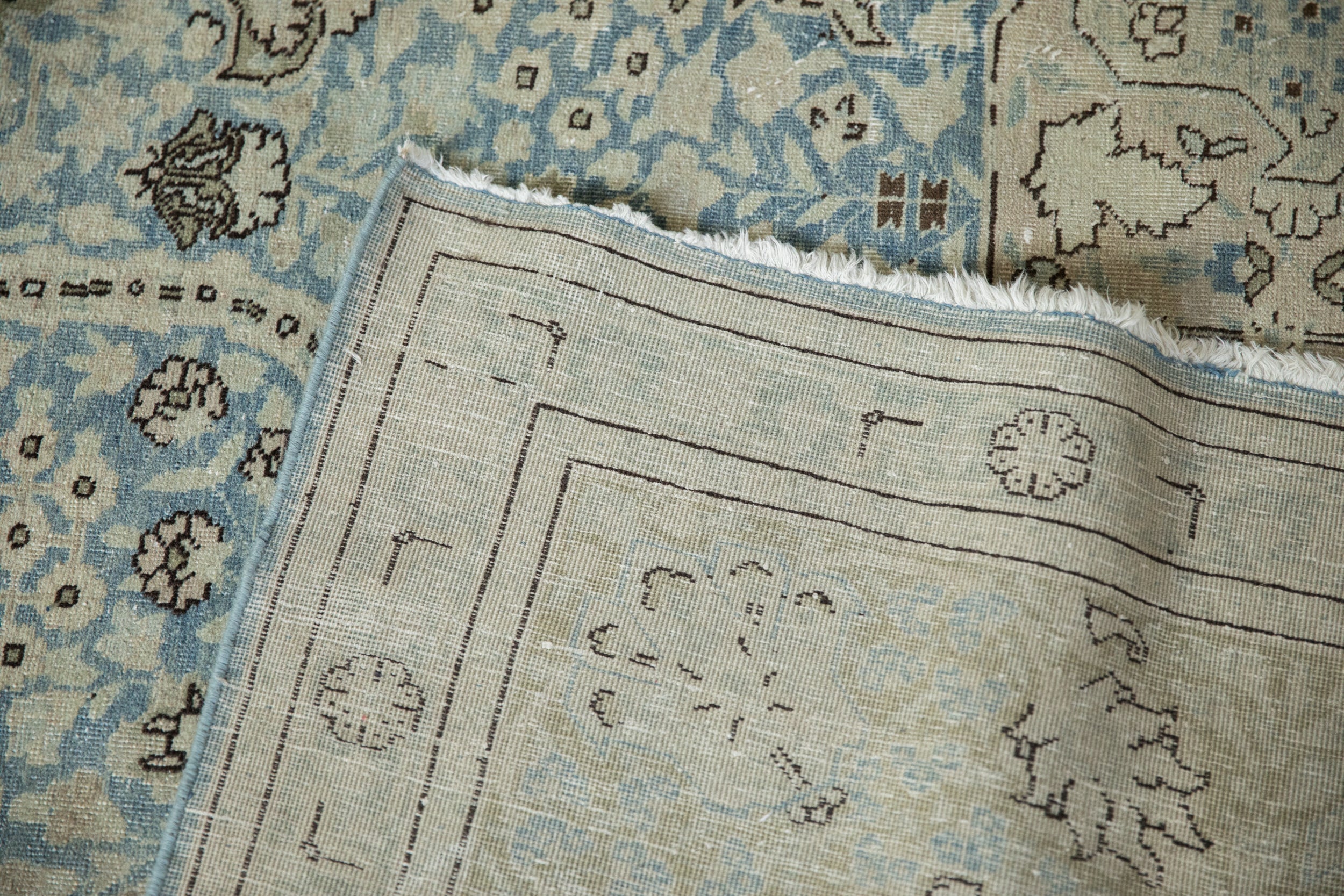 9x12.5 Vintage Distressed Tabriz Carpet by Old New House® - product image 11 for Resin Society