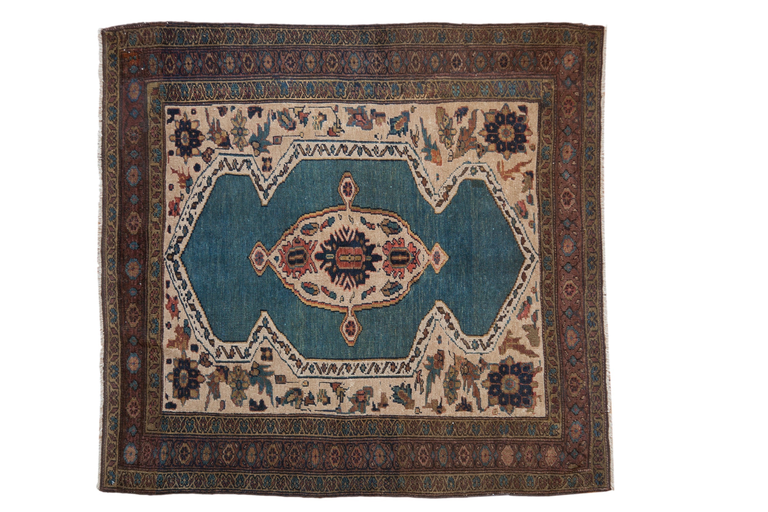 5x5 Vintage Bakshaish Square Rug by Old New House® - main product image for Resin Society