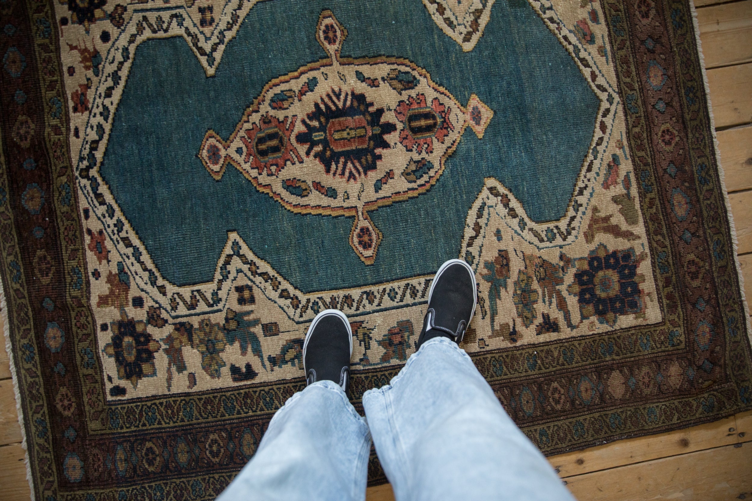 5x5 Vintage Bakshaish Square Rug by Old New House® - product image 2 for Resin Society