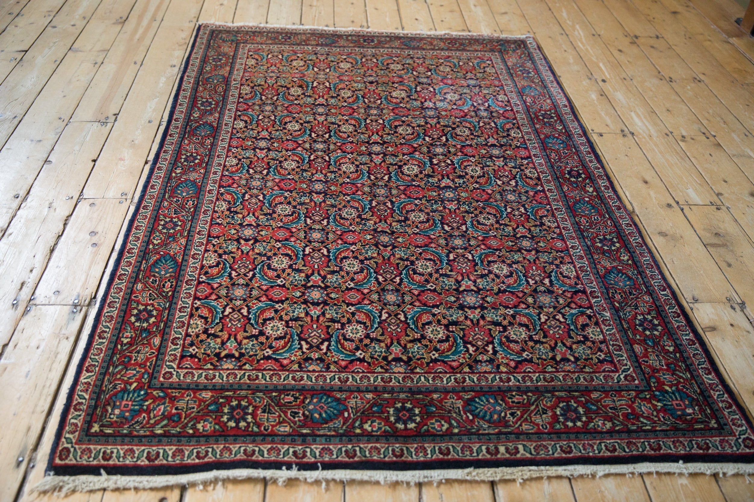 4.5x7 Vintage Sarouk Rug by Old New House® - product image 7 for Resin Society