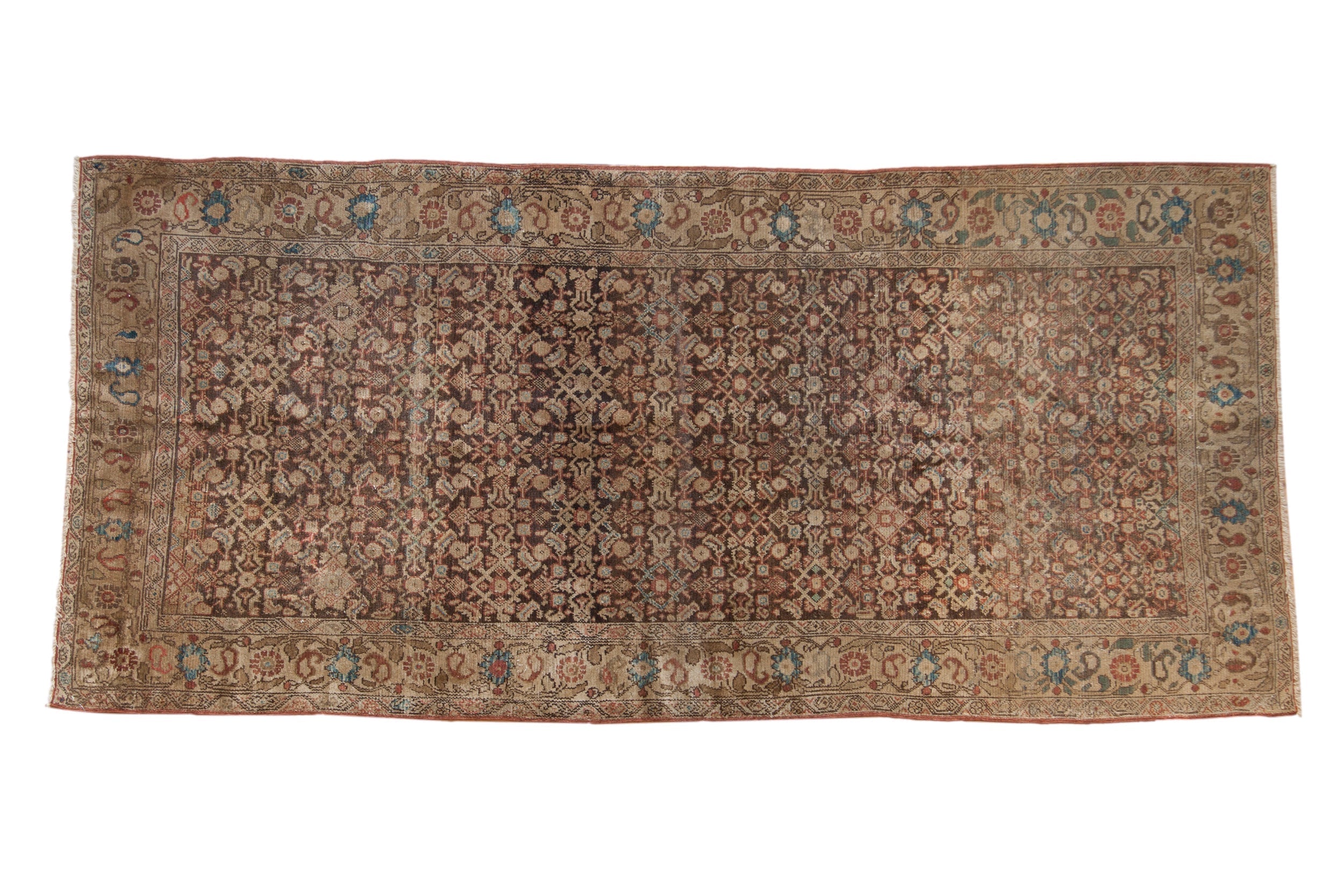 4.5x10 Antique Tea Washed Malayer Rug Runner by Old New House® - main product image for Resin Society