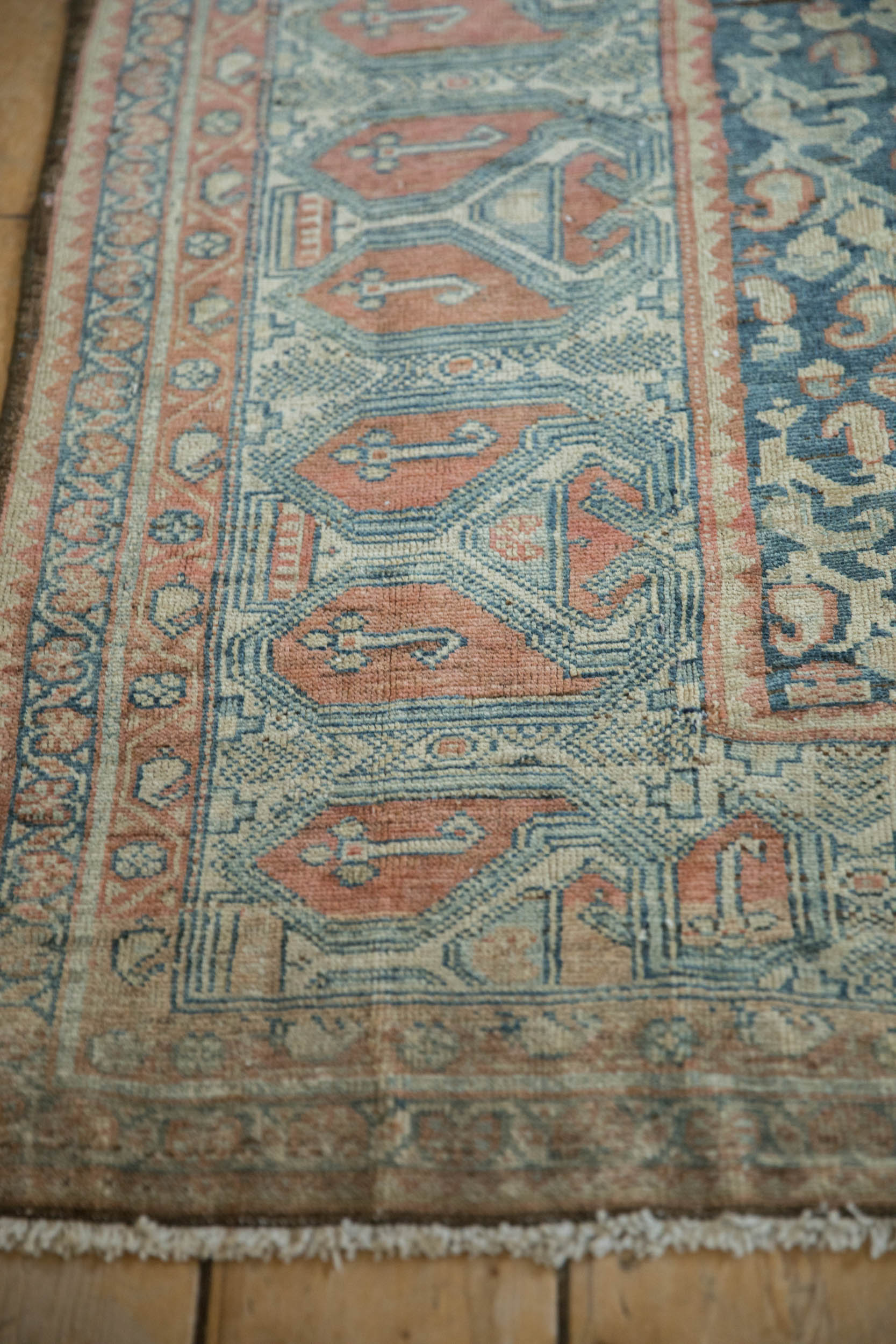 4.5x9 Vintage Fine Distressed Malayer Rug Runner by Old New House® - product image 7 for Resin Society
