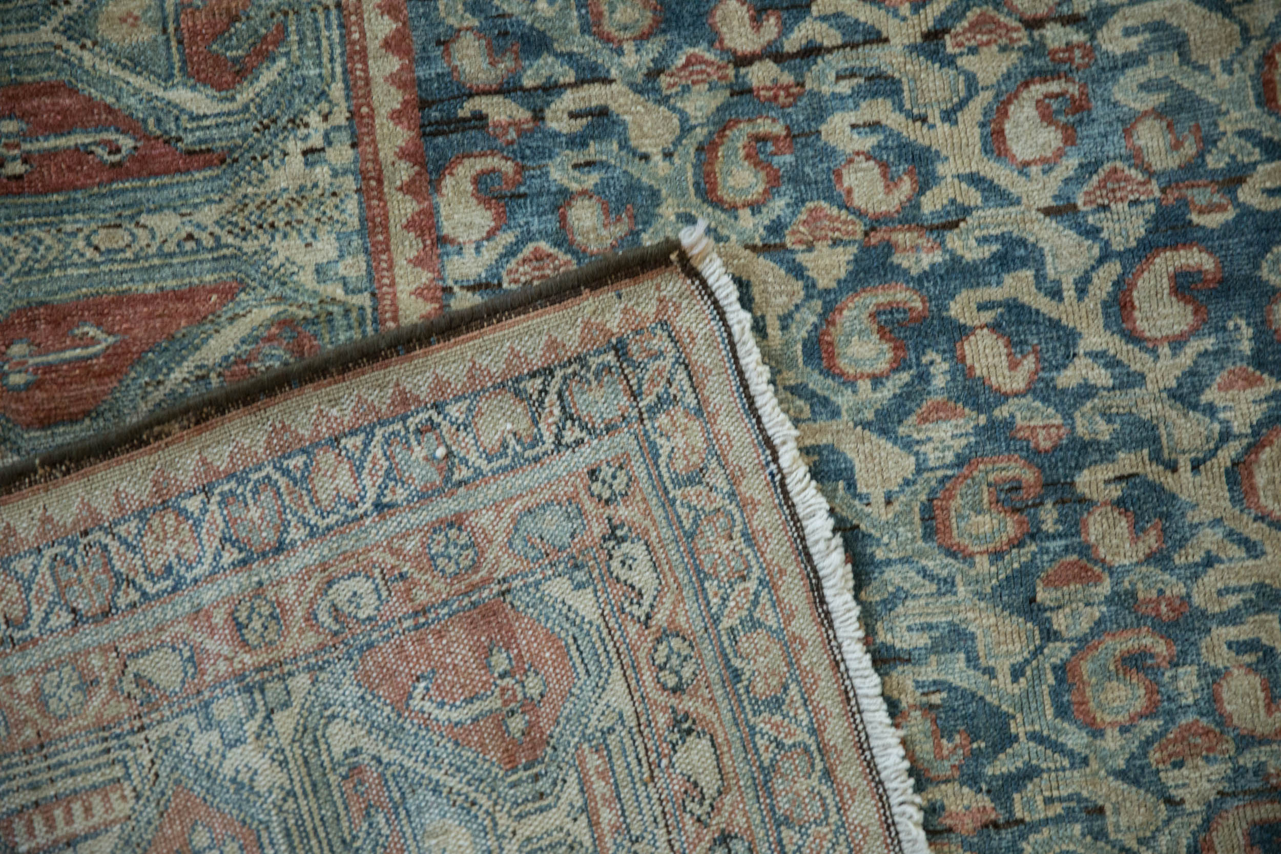 4.5x9 Vintage Fine Distressed Malayer Rug Runner by Old New House® - product image 11 for Resin Society
