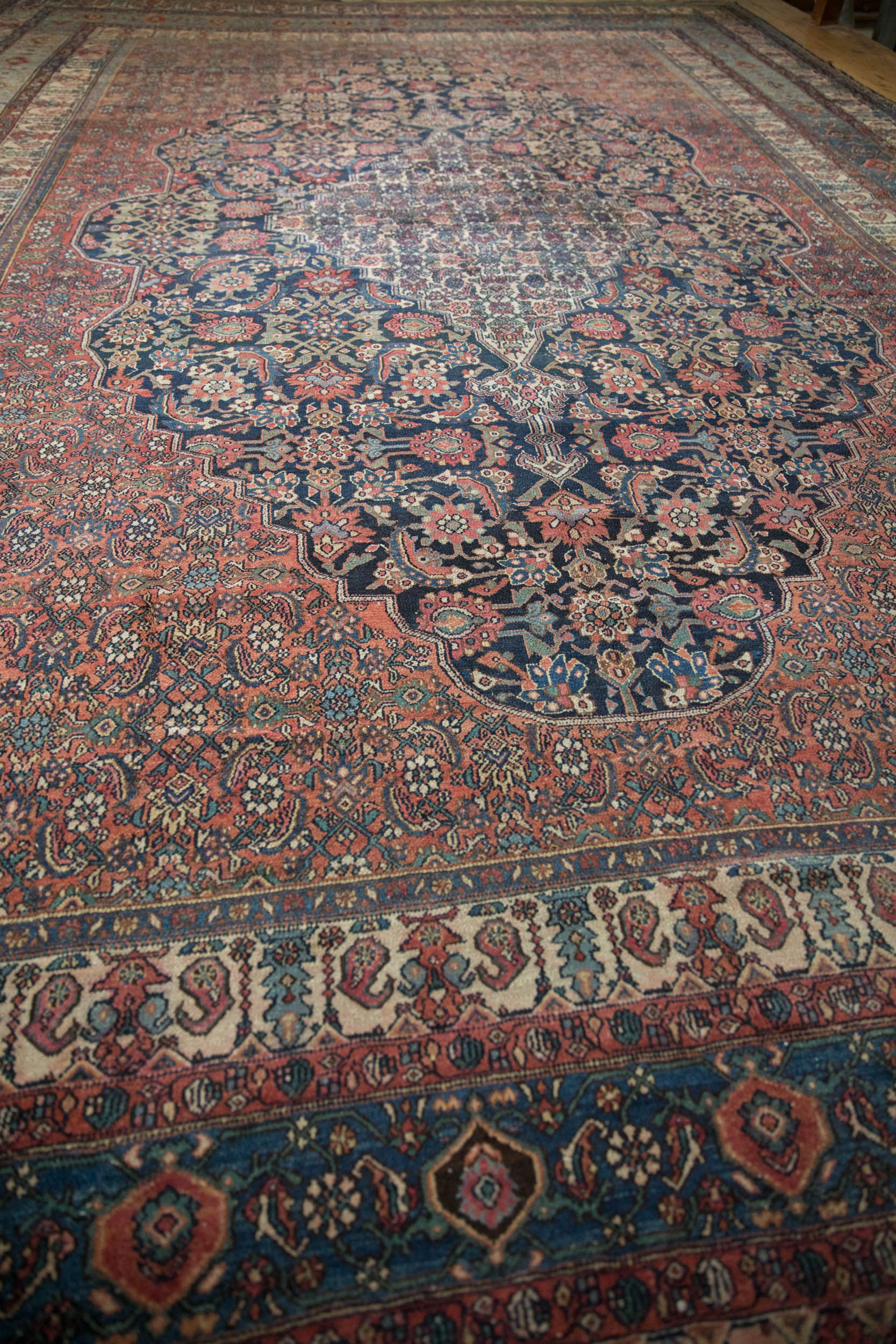11.5x17 Vintage Bibikabad Carpet by Old New House® - product image 12 for Resin Society