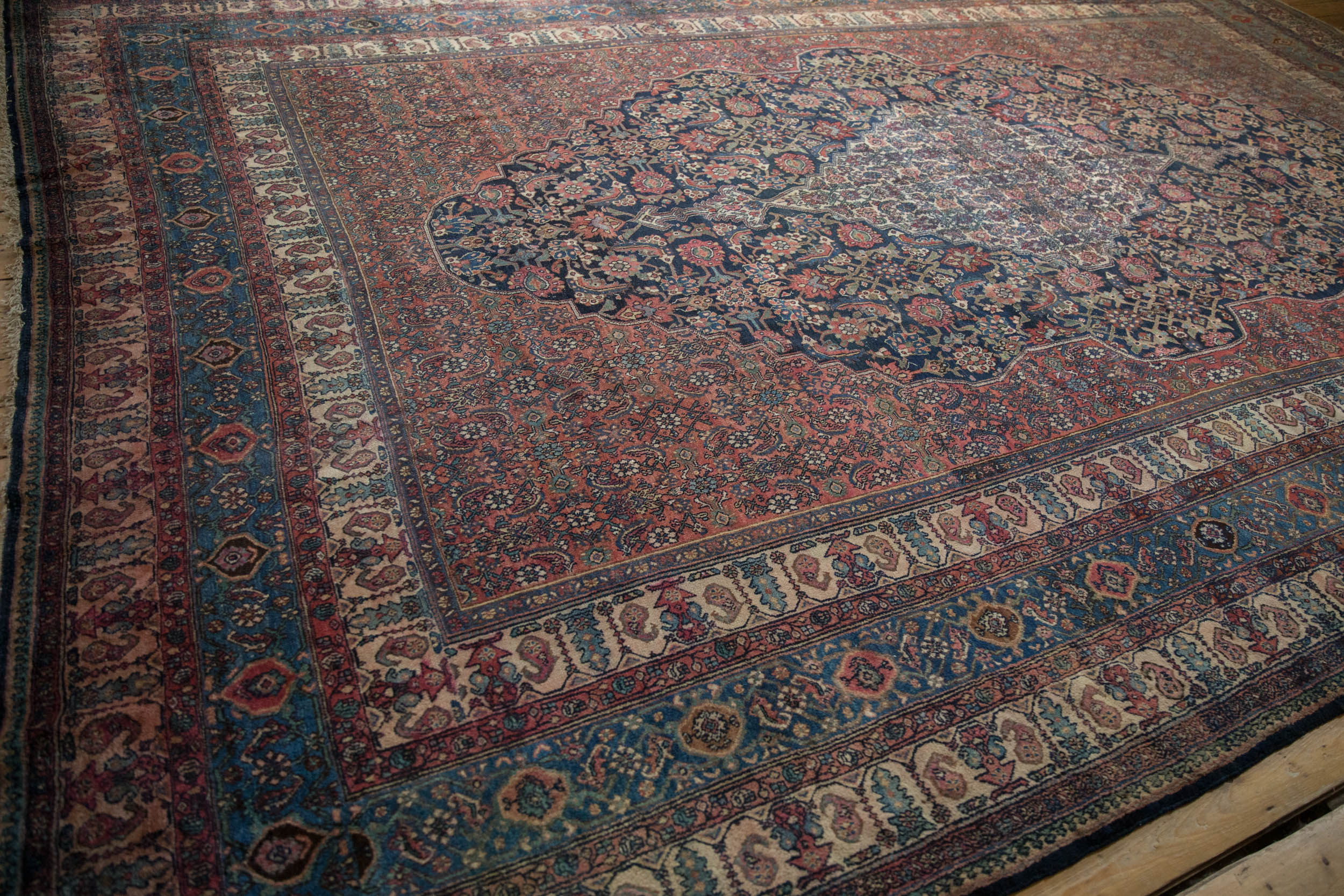 11.5x17 Vintage Bibikabad Carpet by Old New House® - product image 14 for Resin Society