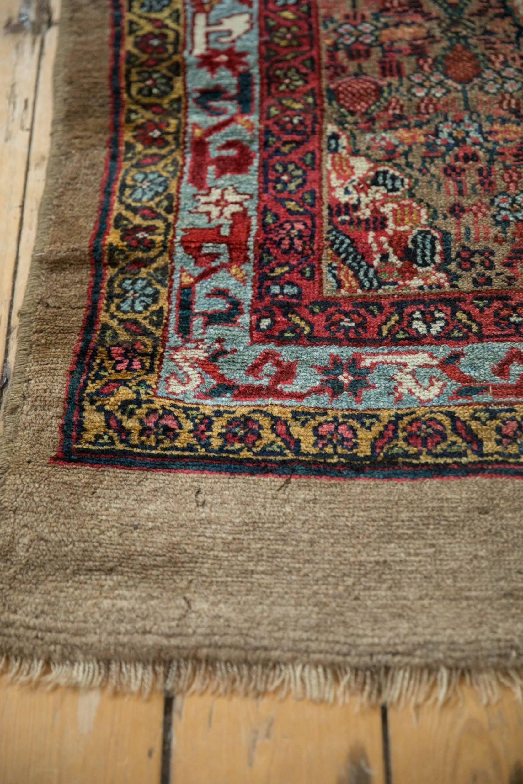 3x12.5 Antique Camel Hair Serab Rug Runner by Old New House® - product image 10 for Resin Society