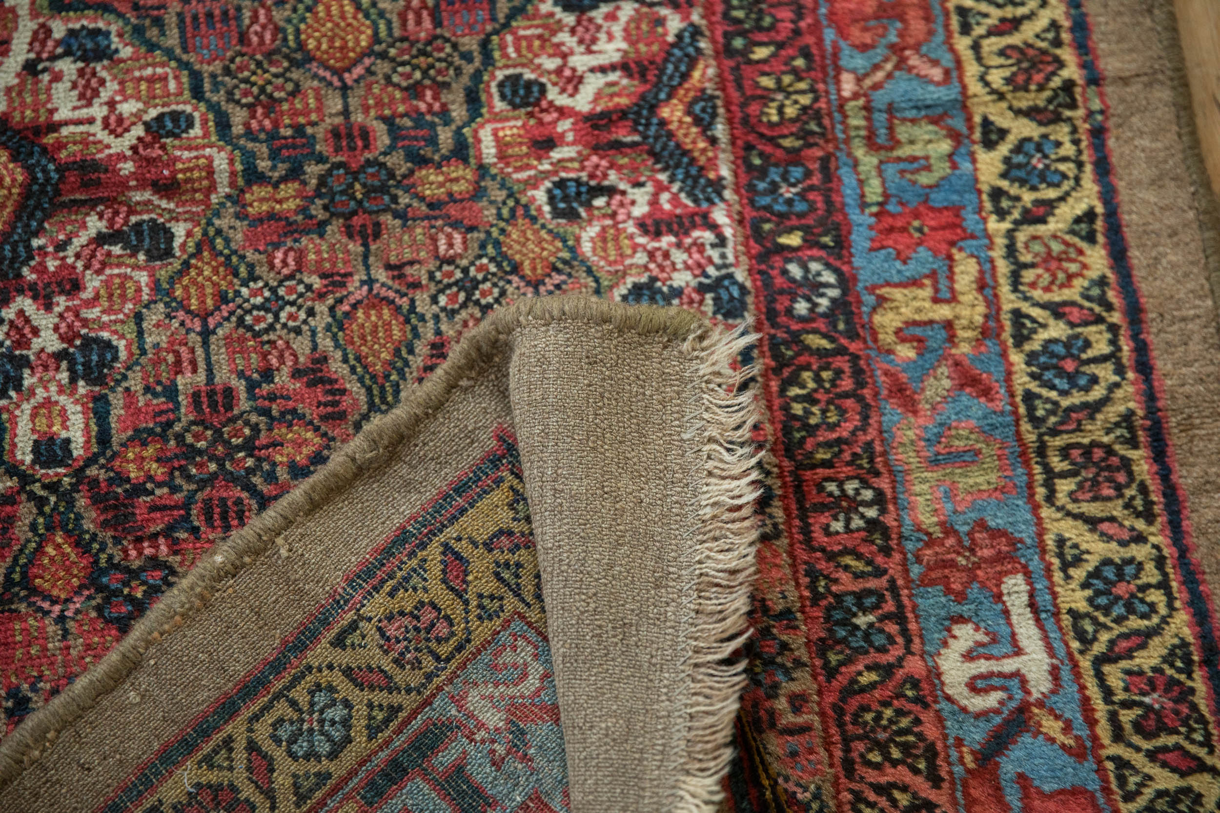 3x12.5 Antique Camel Hair Serab Rug Runner by Old New House® - product image 13 for Resin Society
