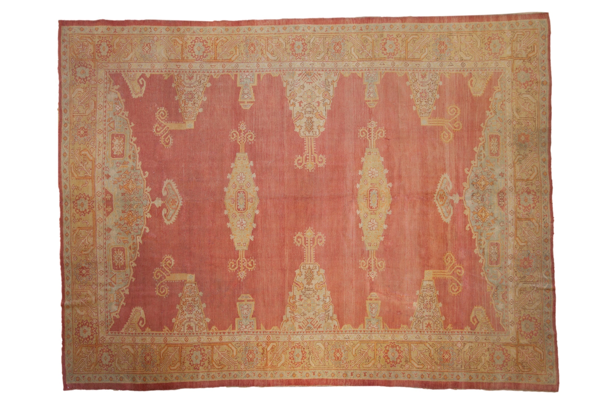 8.5x11.5 Vintage Distressed Oushak Carpet by Old New House® - main product image for Resin Society