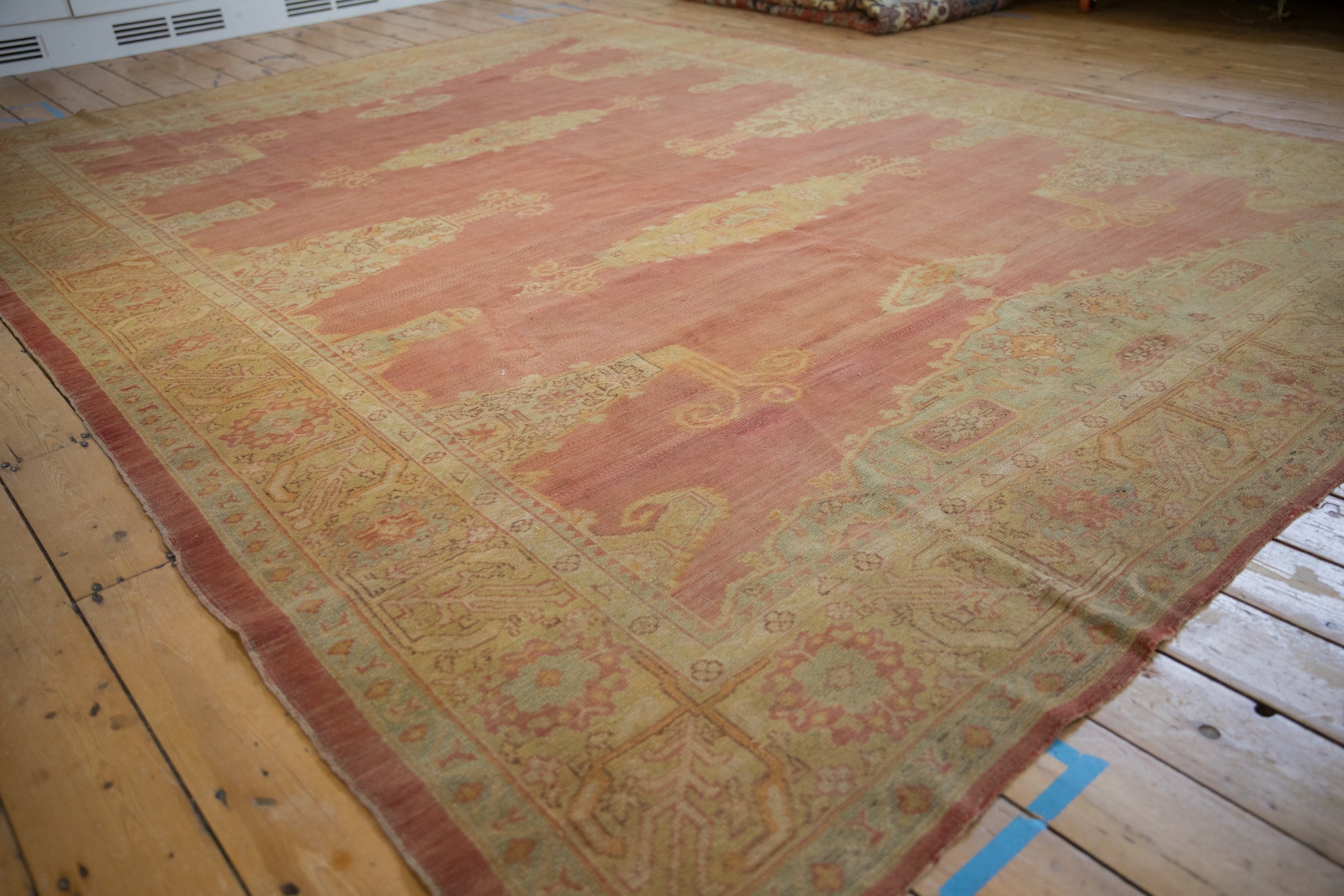 8.5x11.5 Vintage Distressed Oushak Carpet by Old New House® - product image 3 for Resin Society